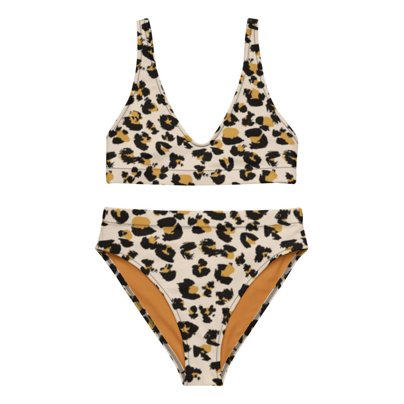 Leopard High-Waisted Bikini