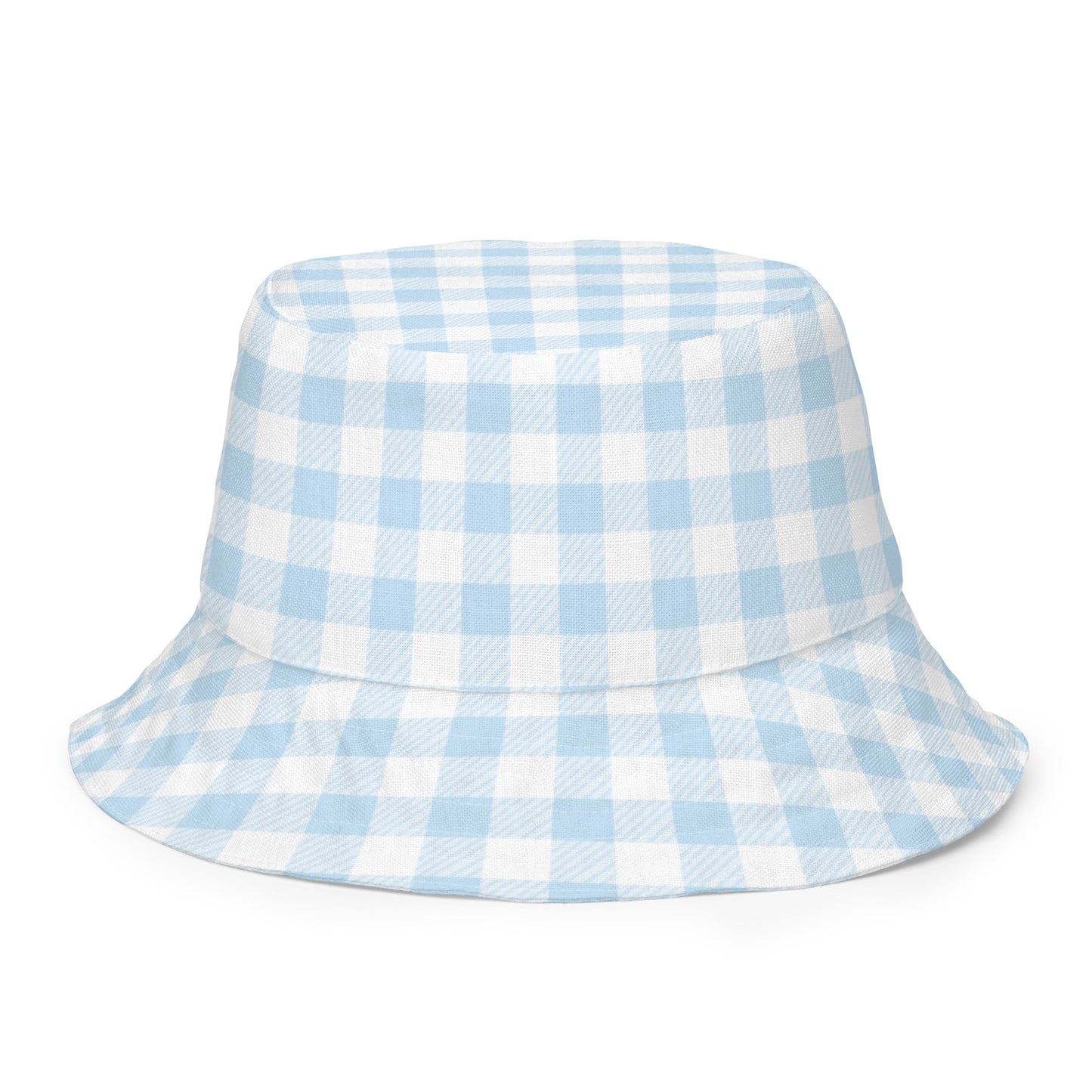 Blue Gingham Bucket Hat