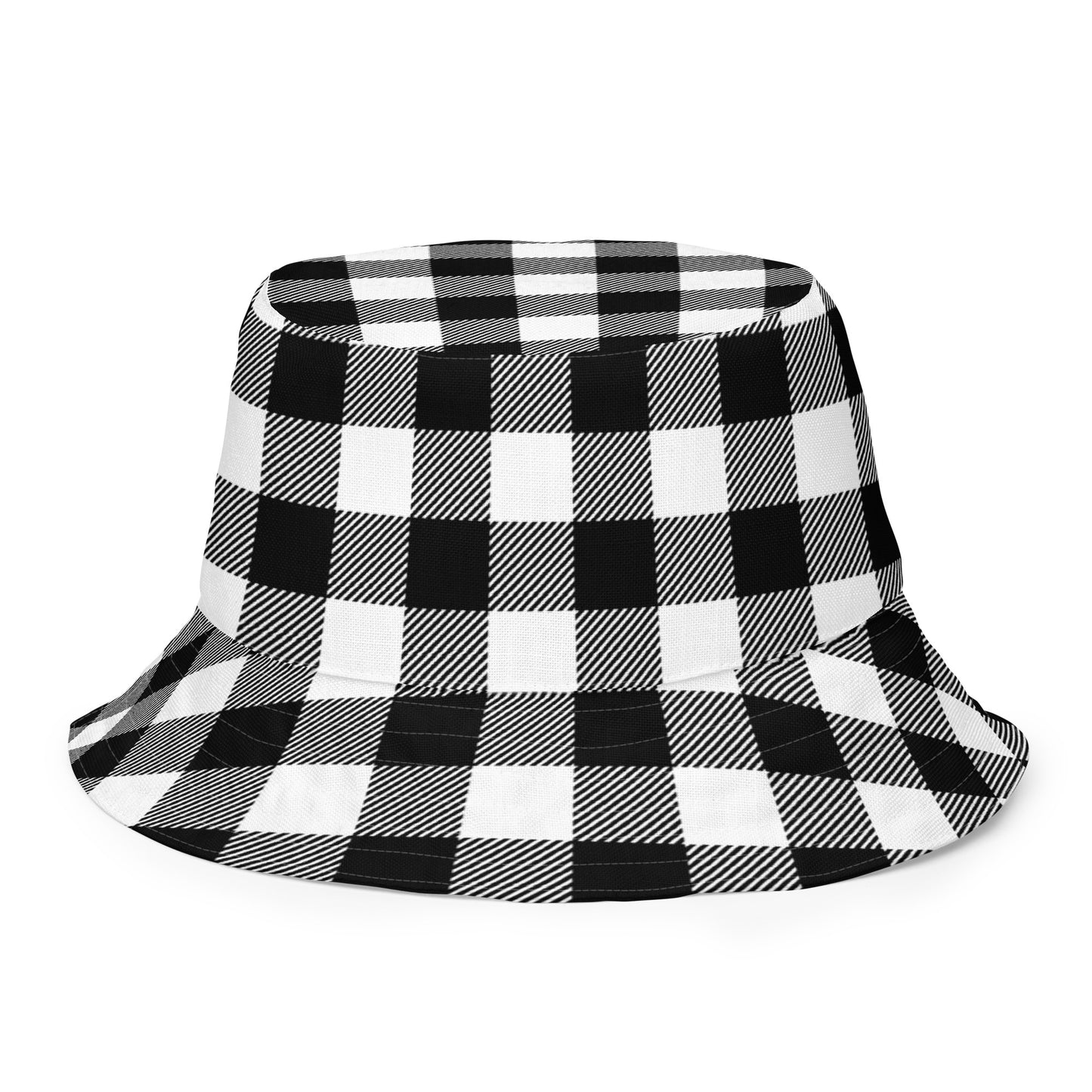 Gingham Reversible Bucket Hat