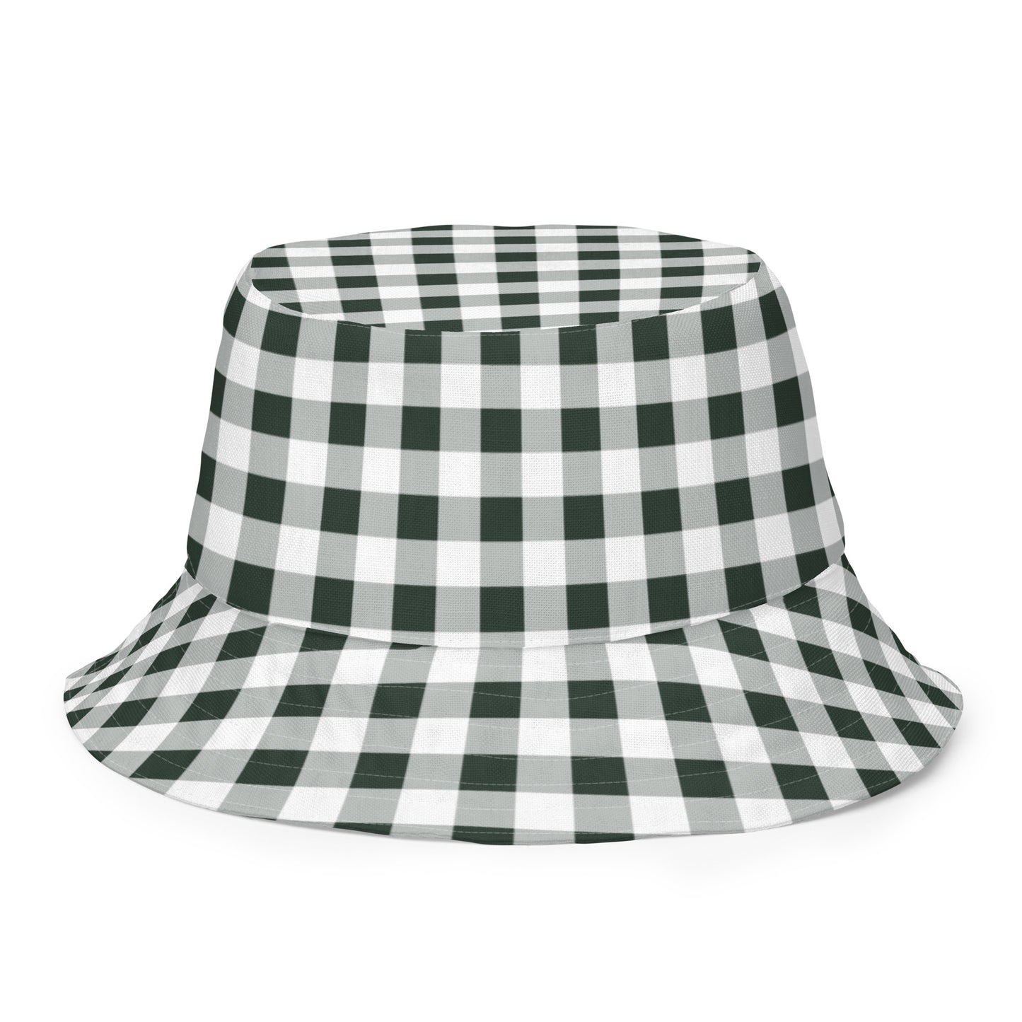 Gingham Reversible Bucket Hat