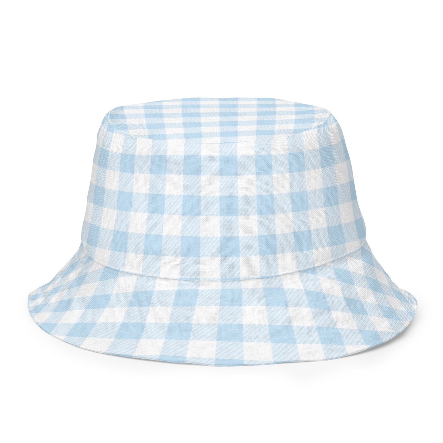 Blue Gingham Bucket Hat