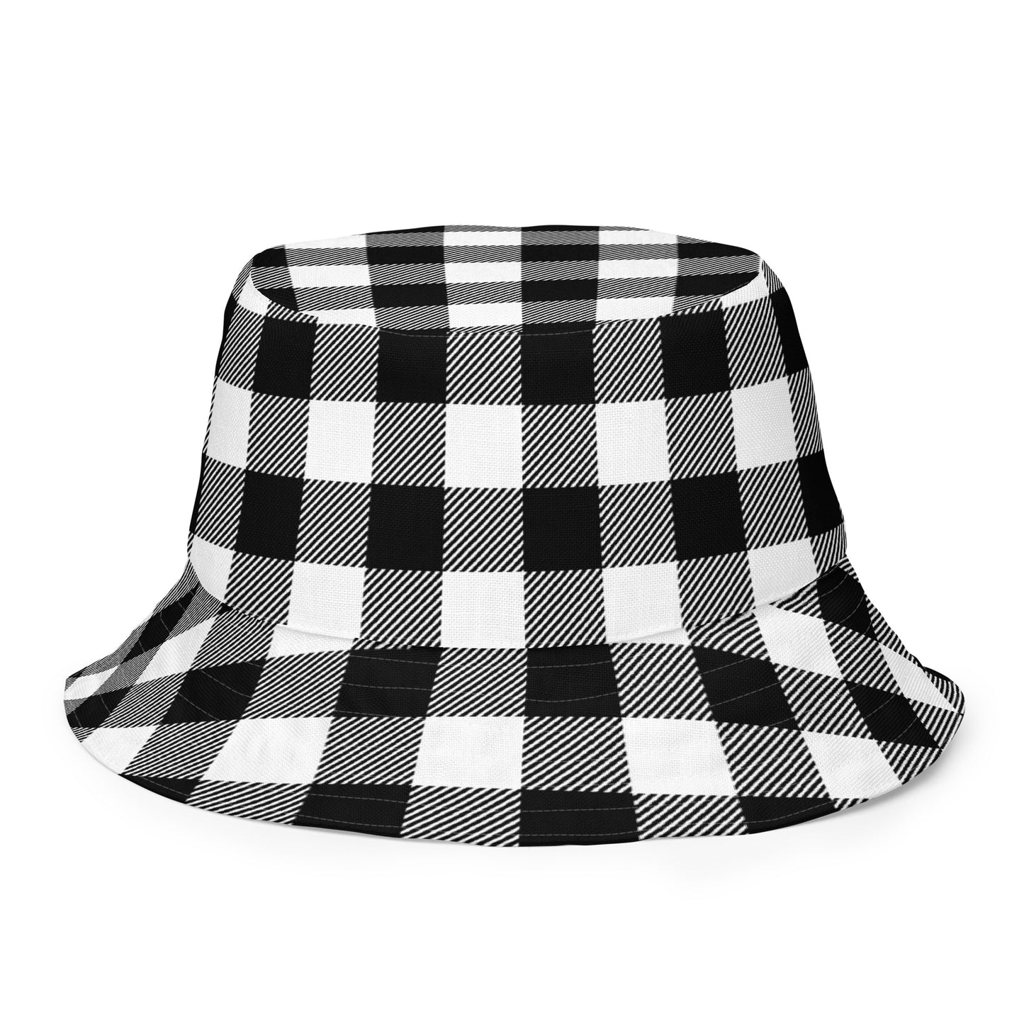 Gingham Reversible Bucket Hat