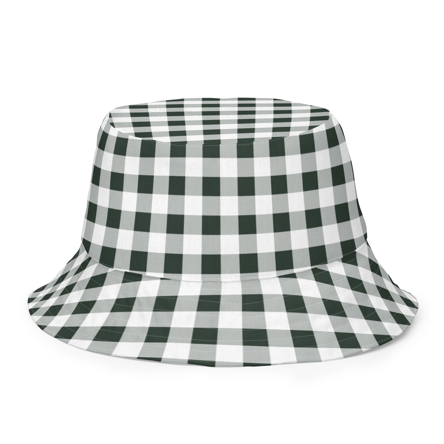 Gingham Reversible Bucket Hat