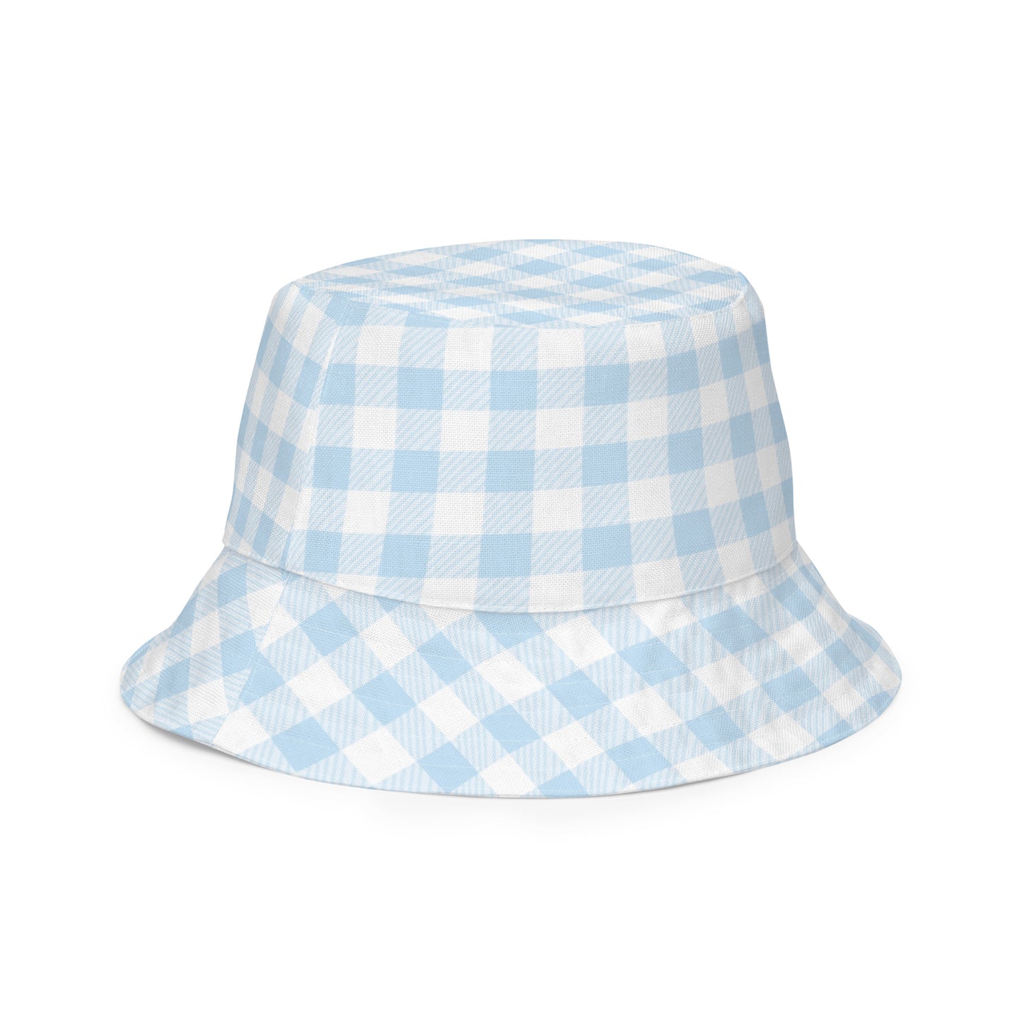 Blue Gingham Bucket Hat