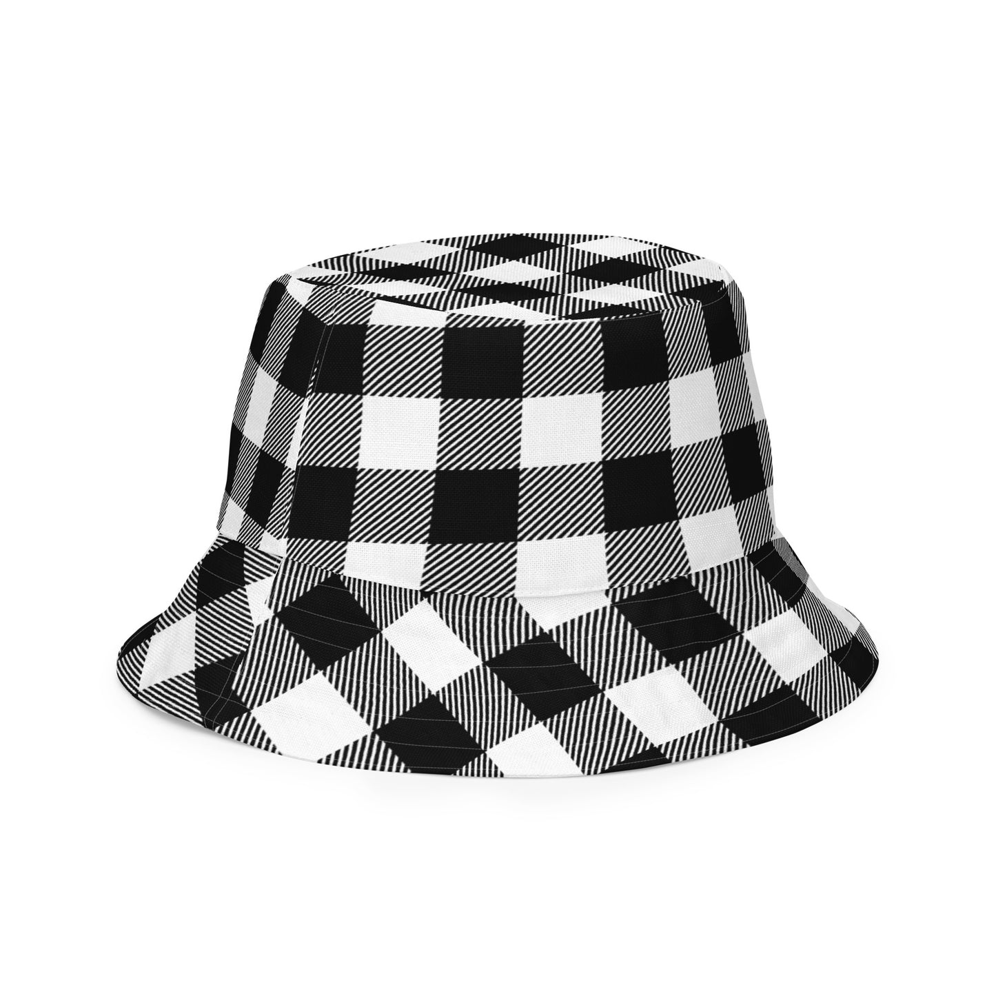 Gingham Reversible Bucket Hat