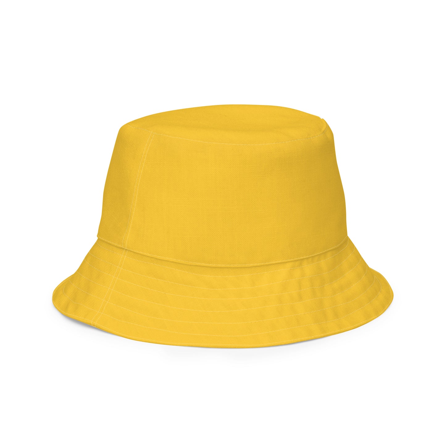 Yellow Gingham Reversible Bucket Hat