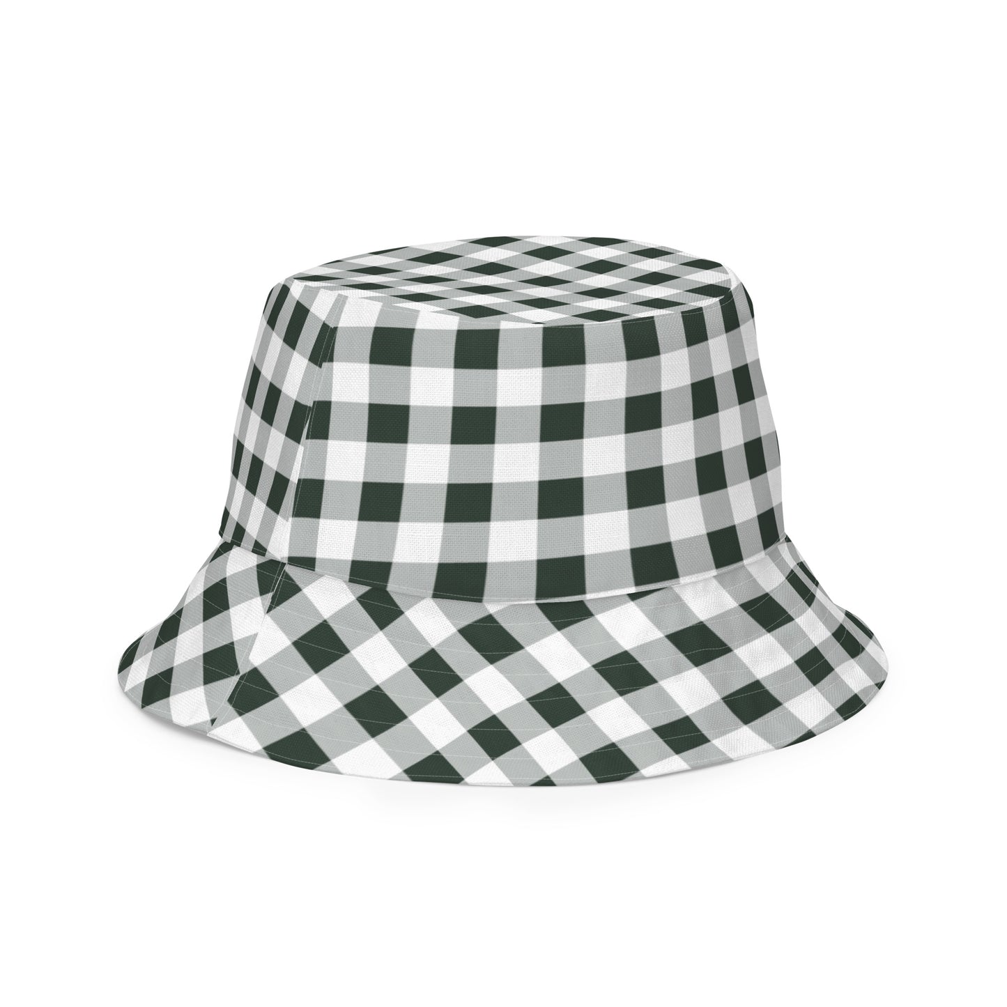 Gingham Reversible Bucket Hat