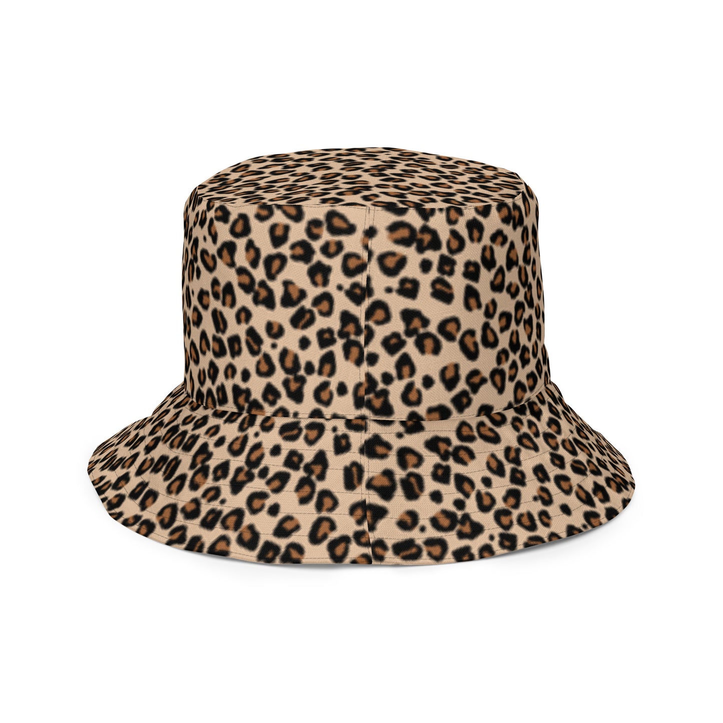 Ankara Leopard Reversible Bucket Hat