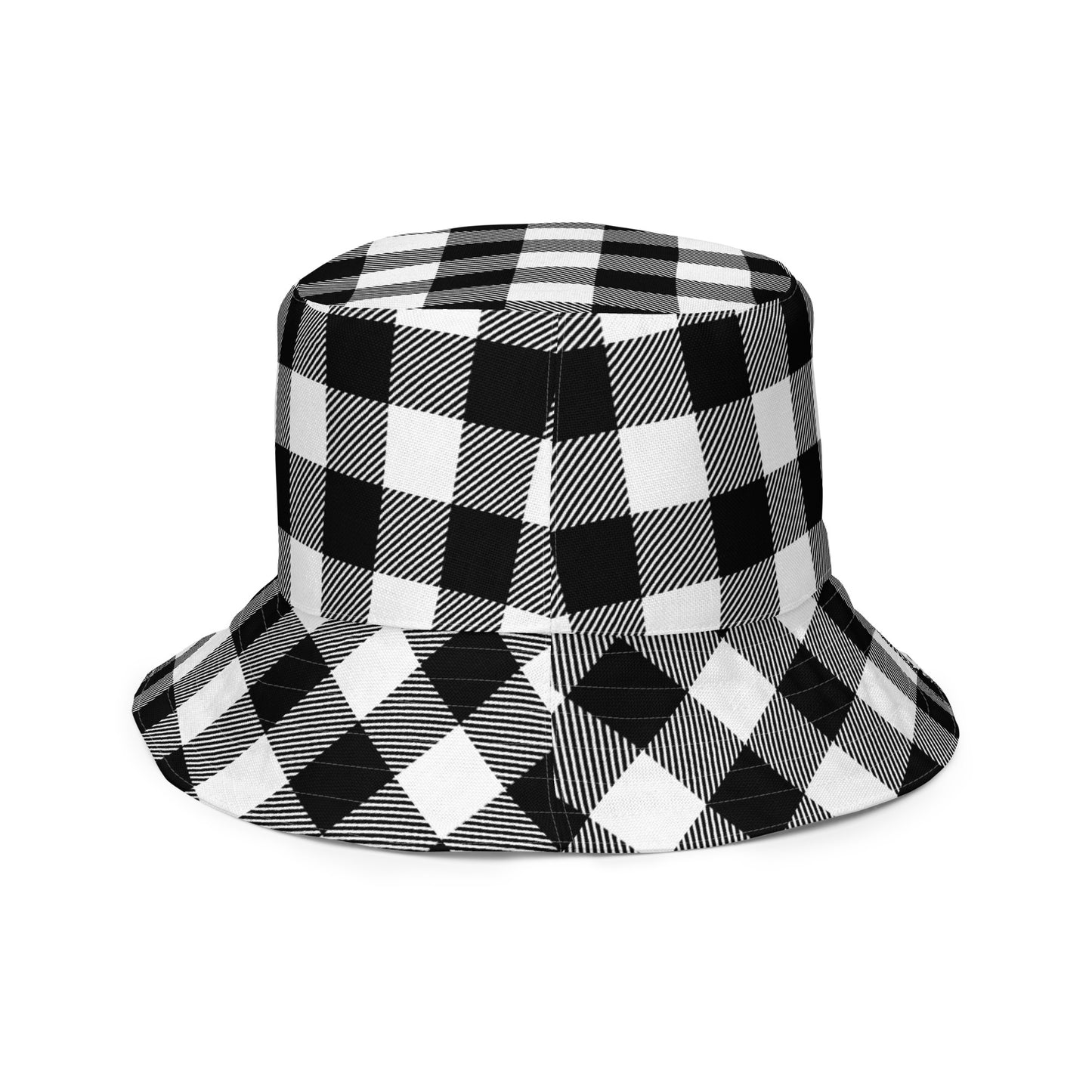 Gingham Reversible Bucket Hat