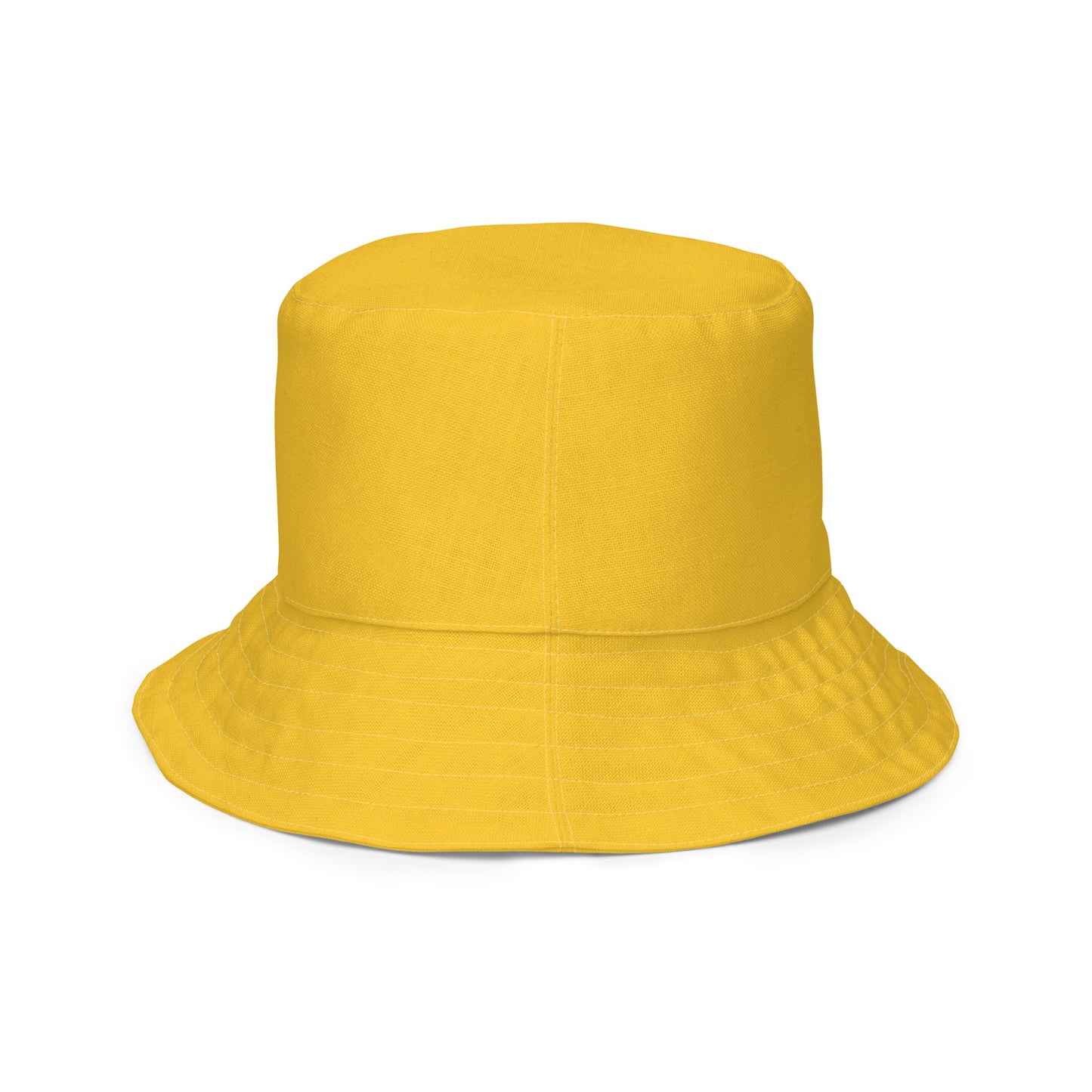 Yellow Gingham Reversible Bucket Hat