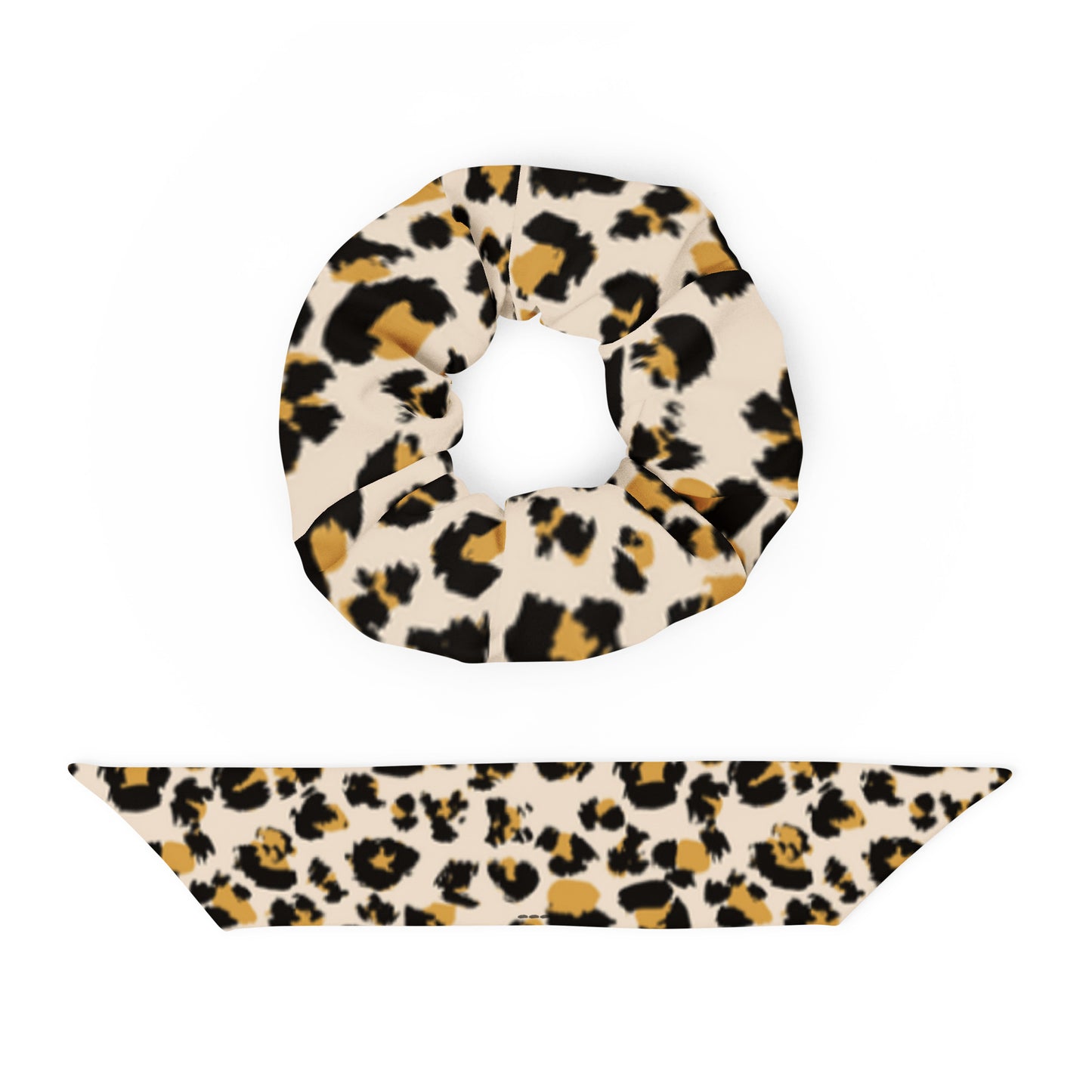 Leopard Scrunchie