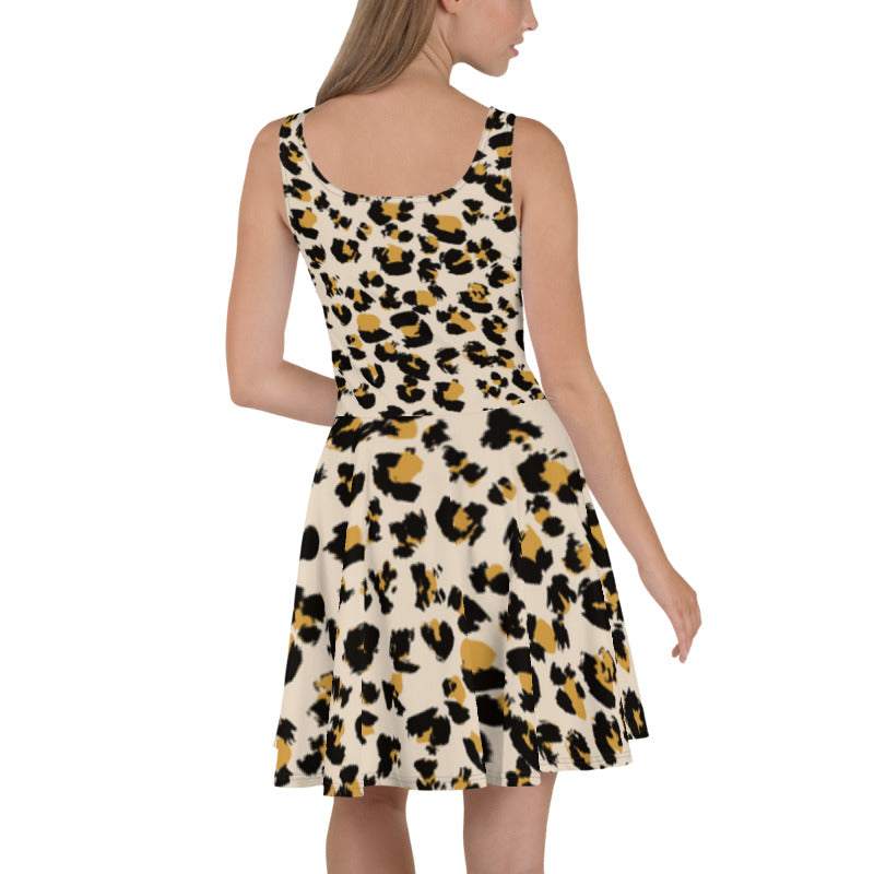 Leopard Skater Dress