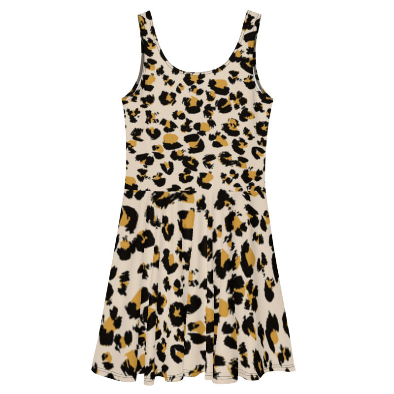 Leopard Skater Dress