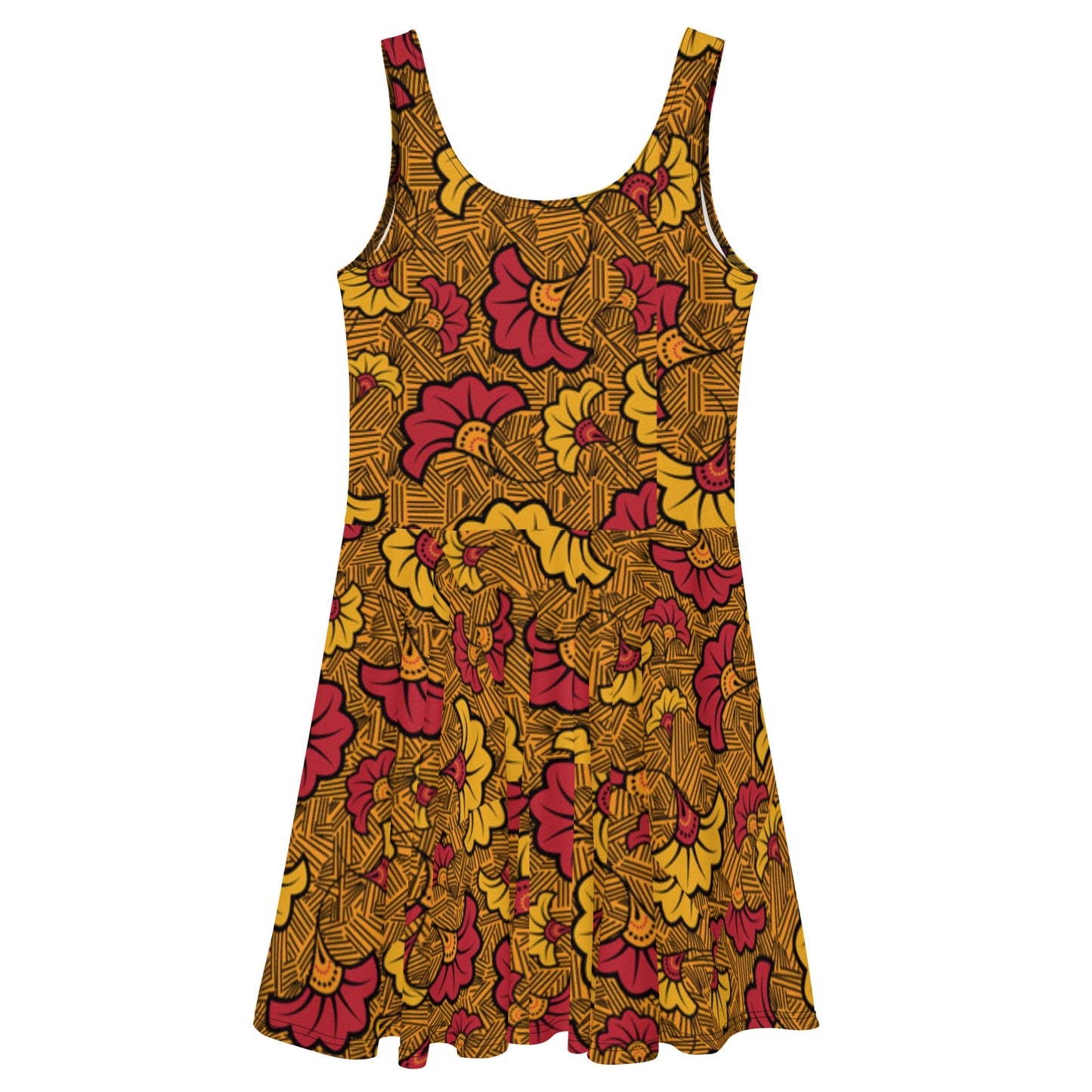 Ankara Skater Dress