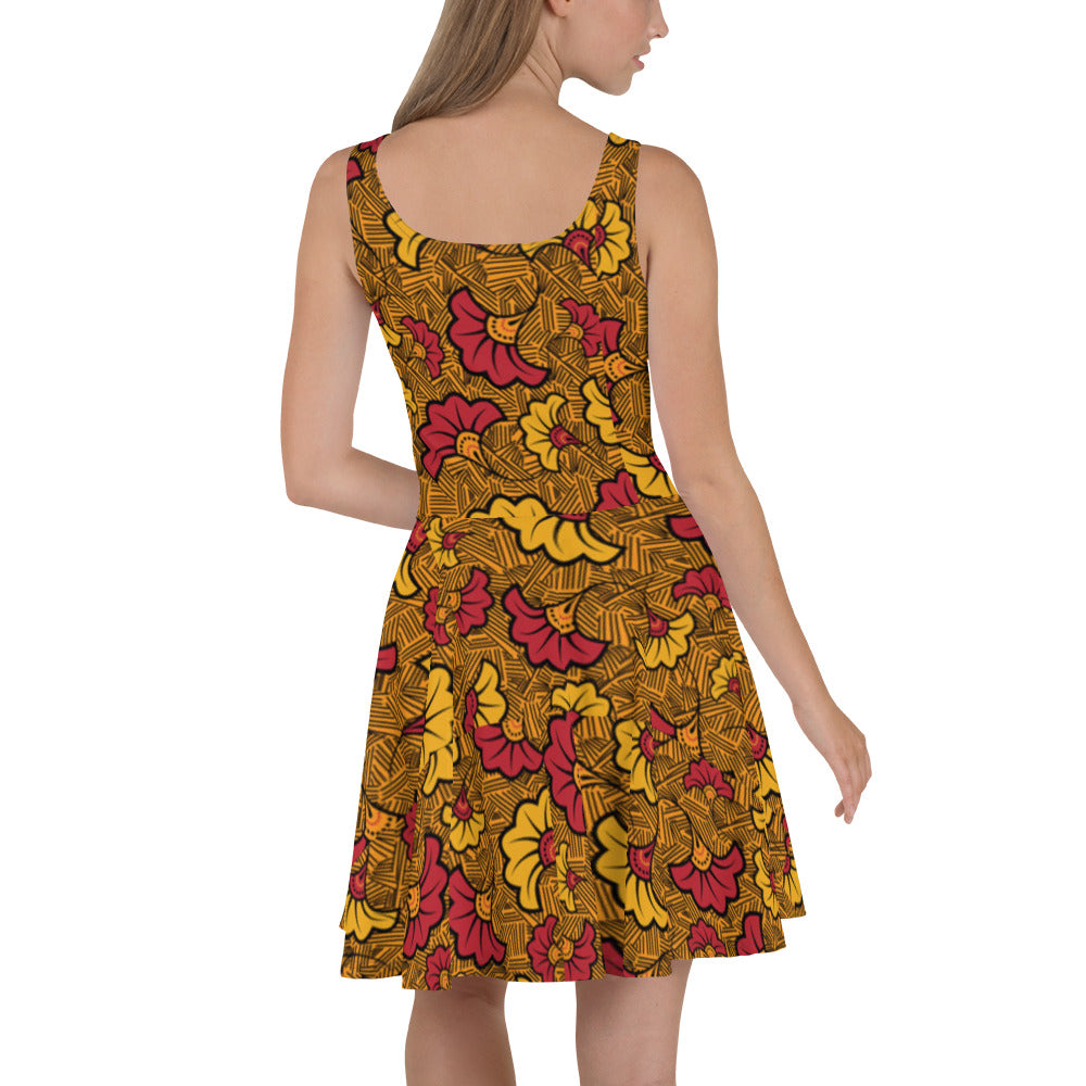 Ankara Skater Dress