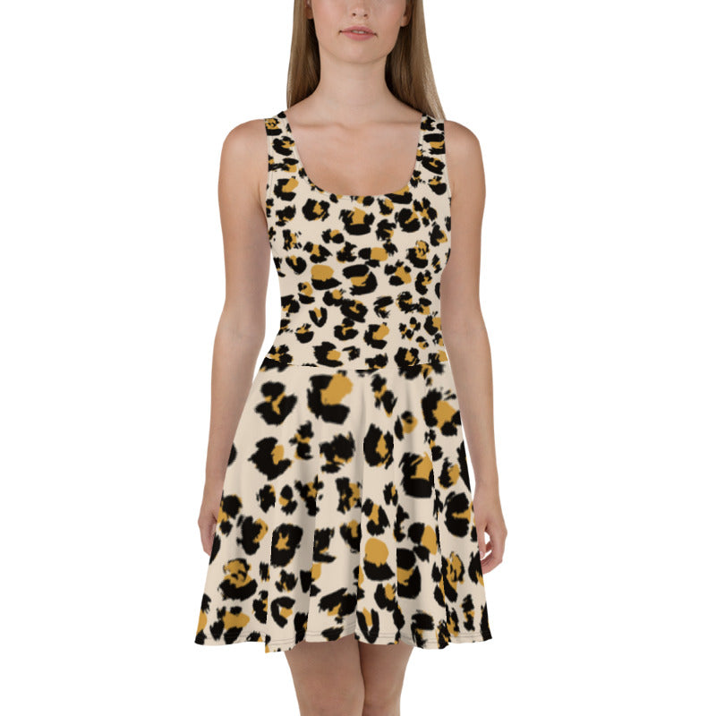 Leopard Skater Dress