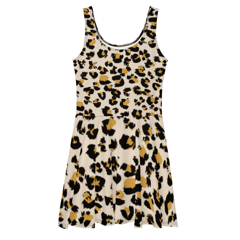 Leopard Skater Dress