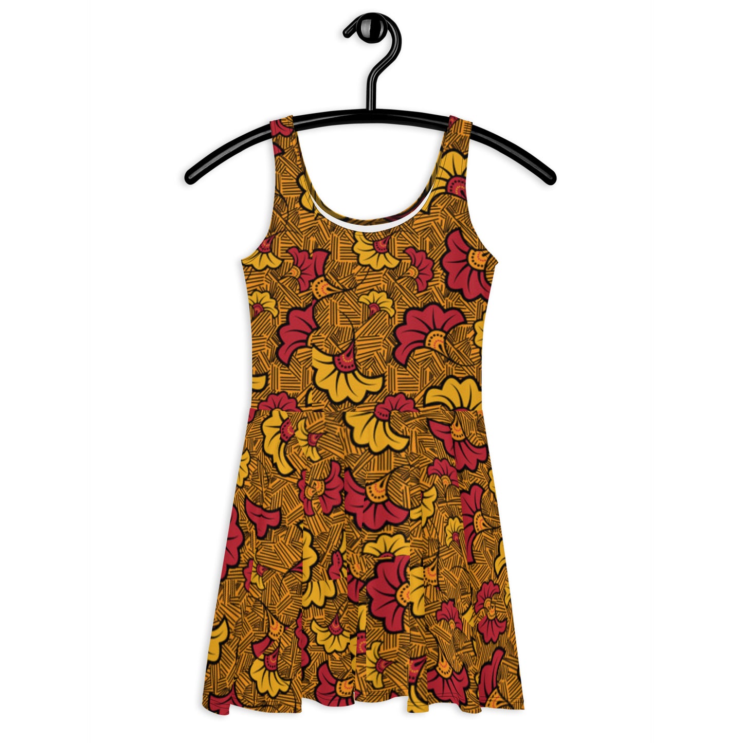 Ankara Skater Dress