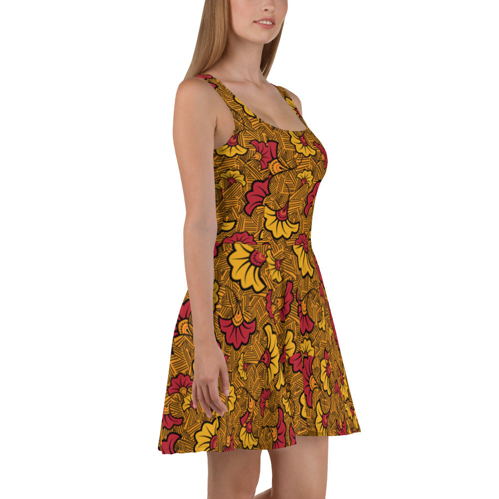 Ankara Skater Dress