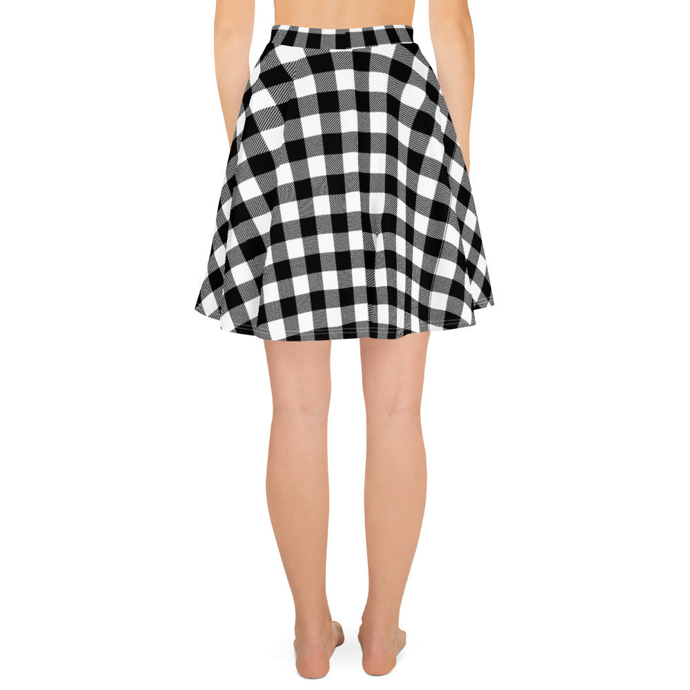 Gingham Skater Skirt