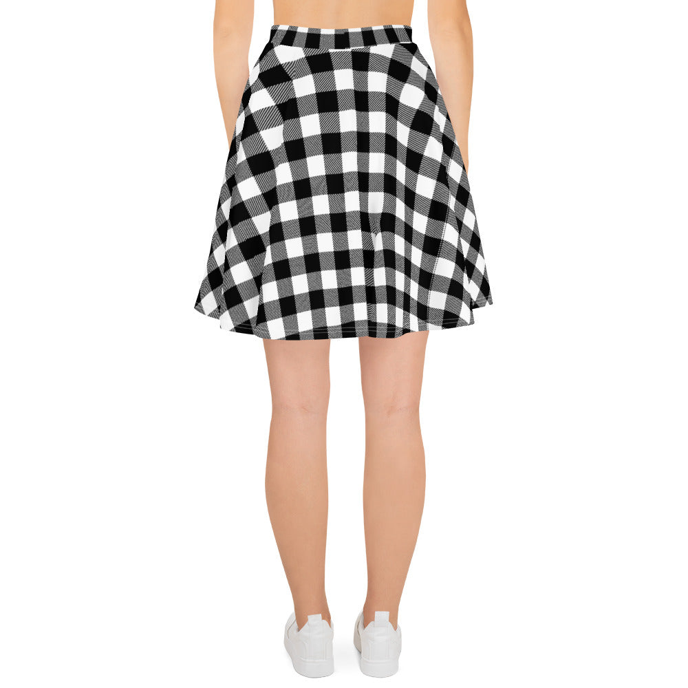 Gingham Skater Skirt