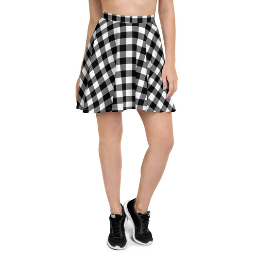 Gingham Skater Skirt