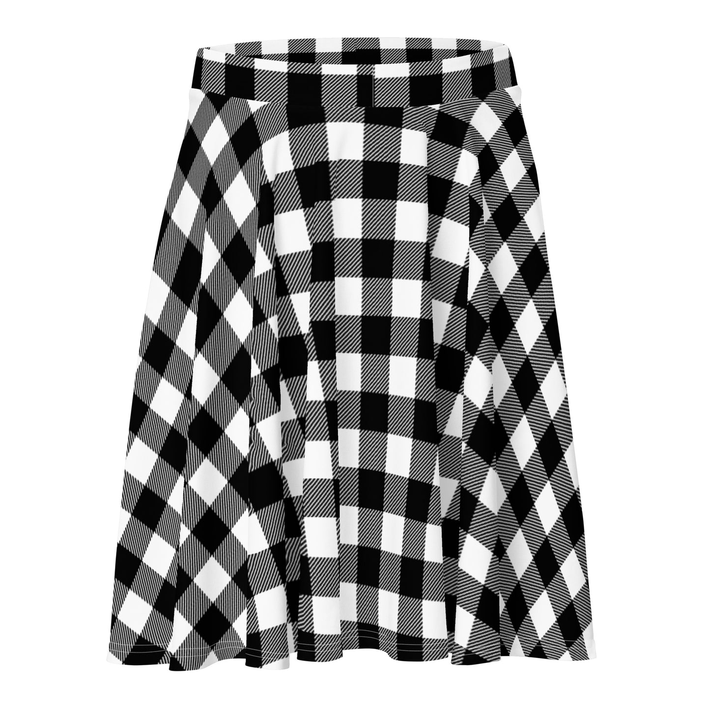 Gingham Skater Skirt