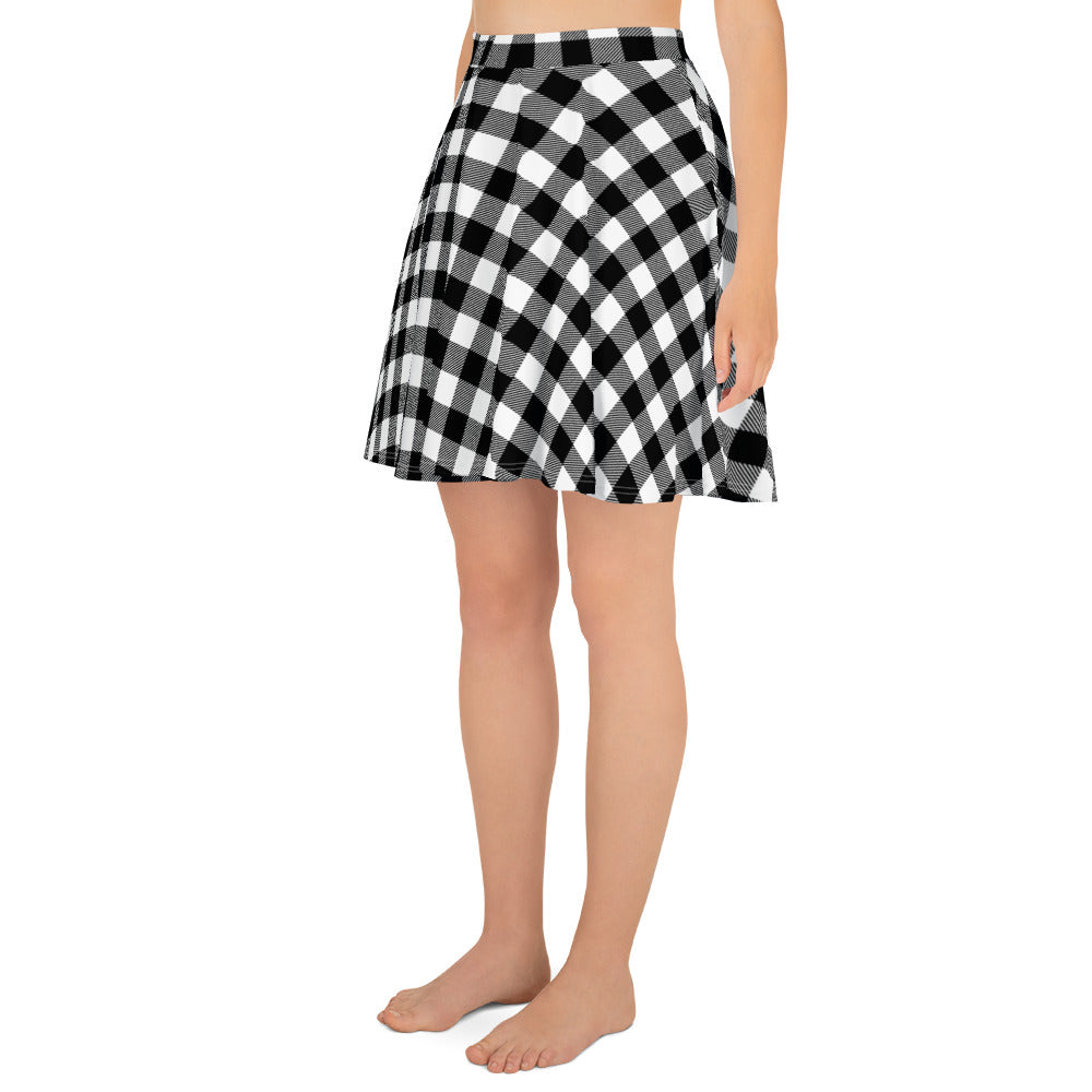 Gingham Skater Skirt