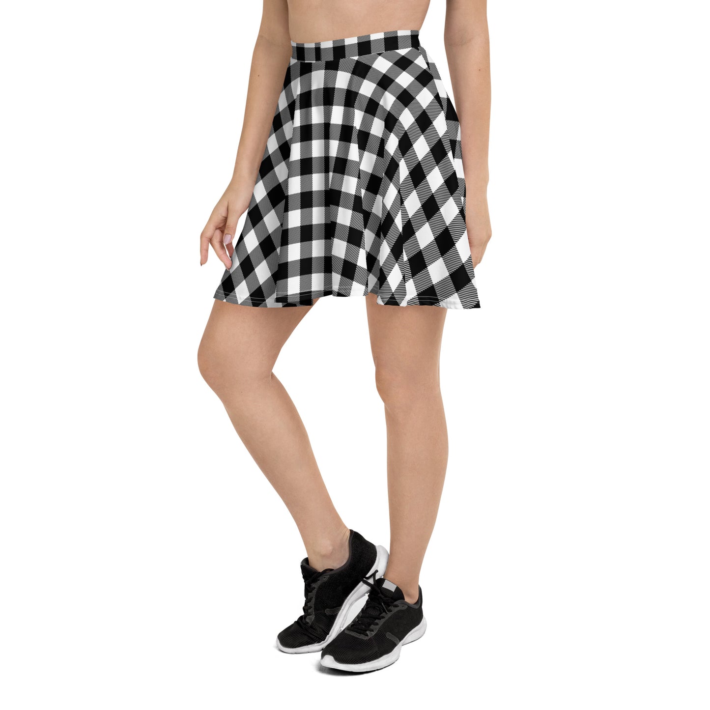 Gingham Skater Skirt