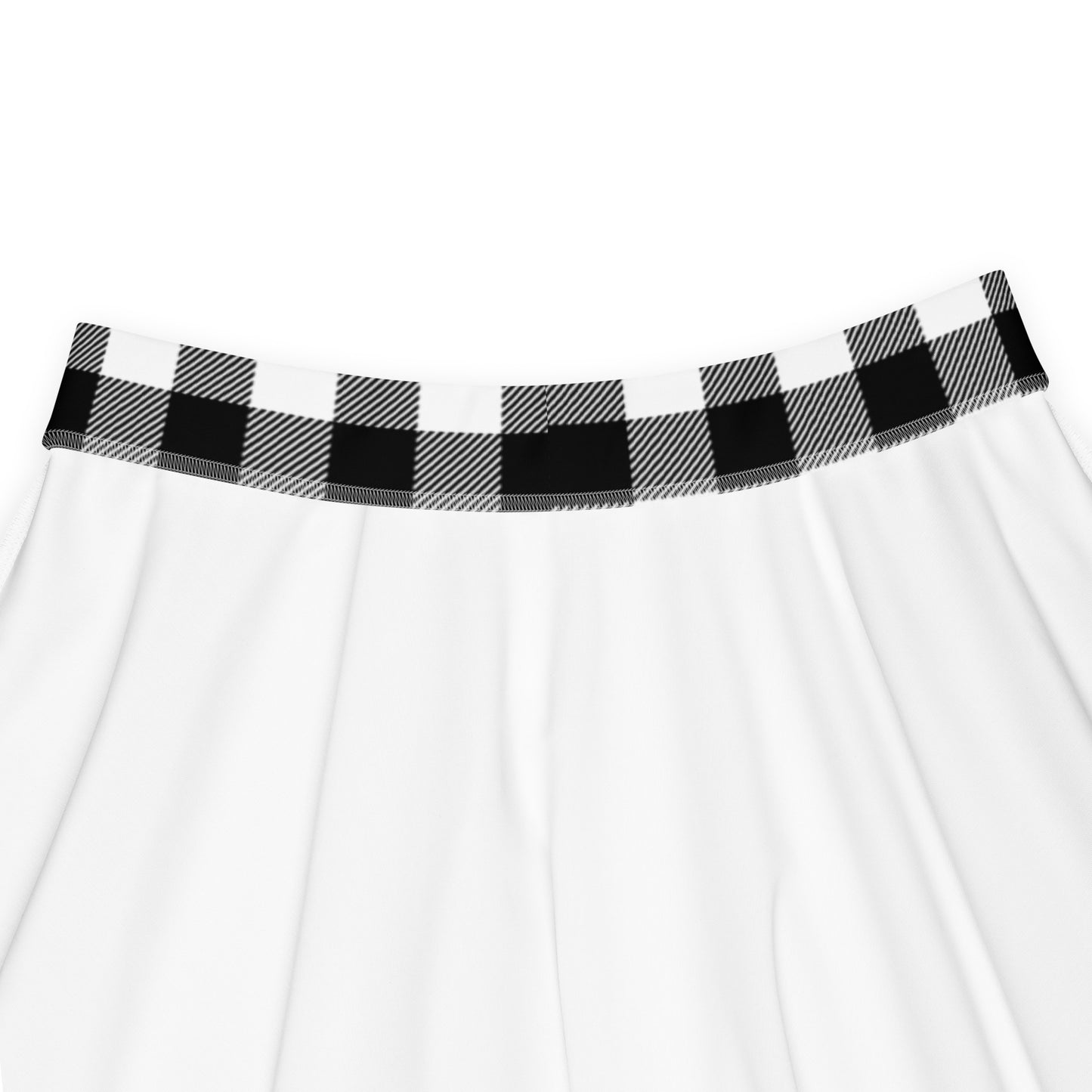 Gingham Skater Skirt