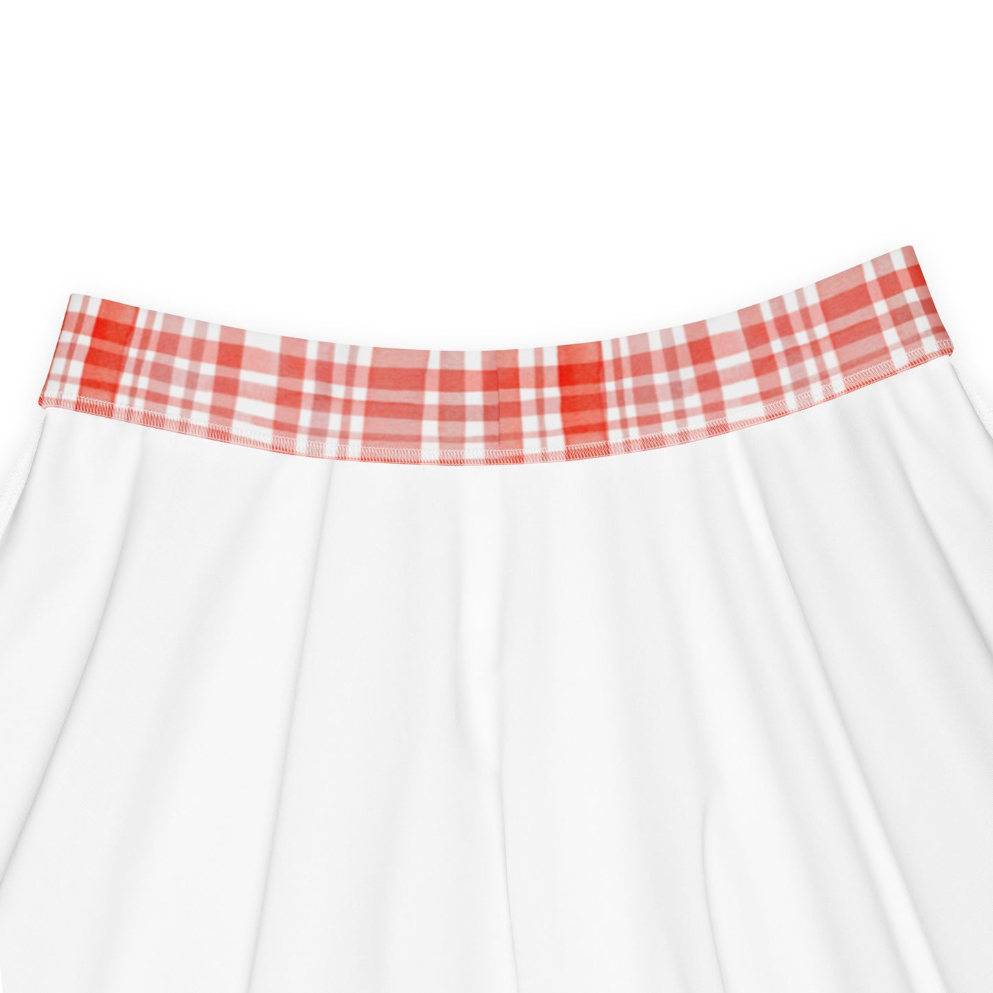 Red Gingham Skater Skirt