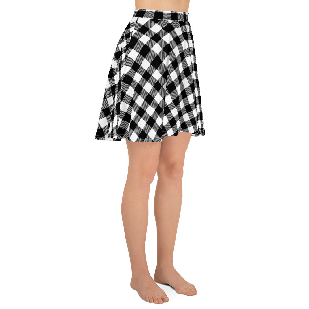 Gingham Skater Skirt