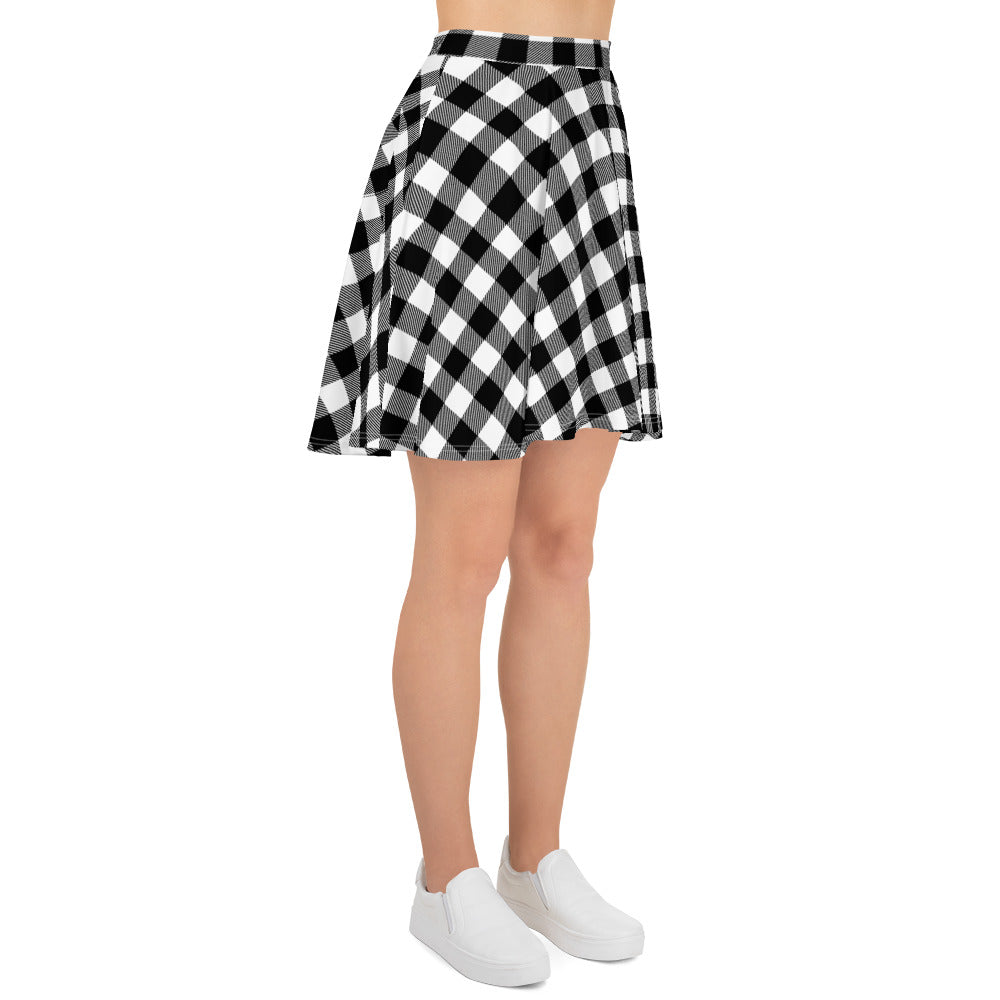 Gingham Skater Skirt