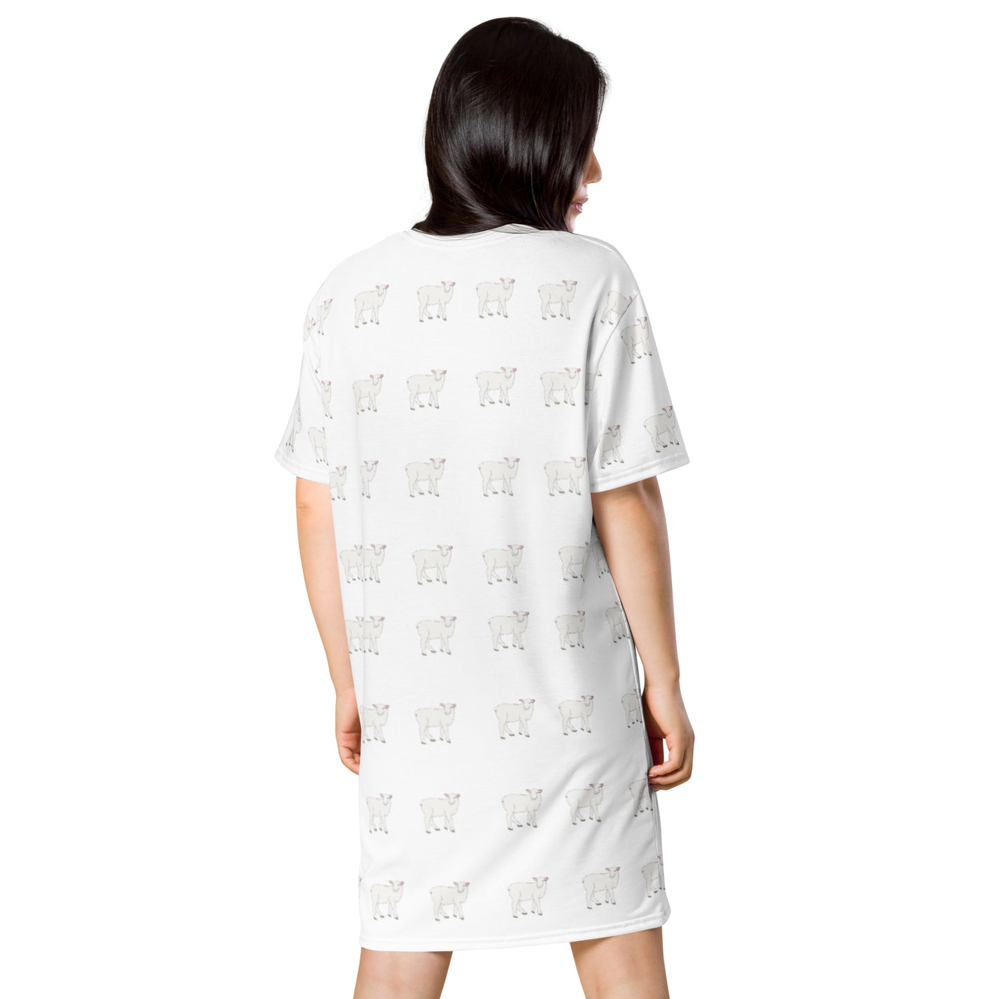 Sheep T-shirt dress