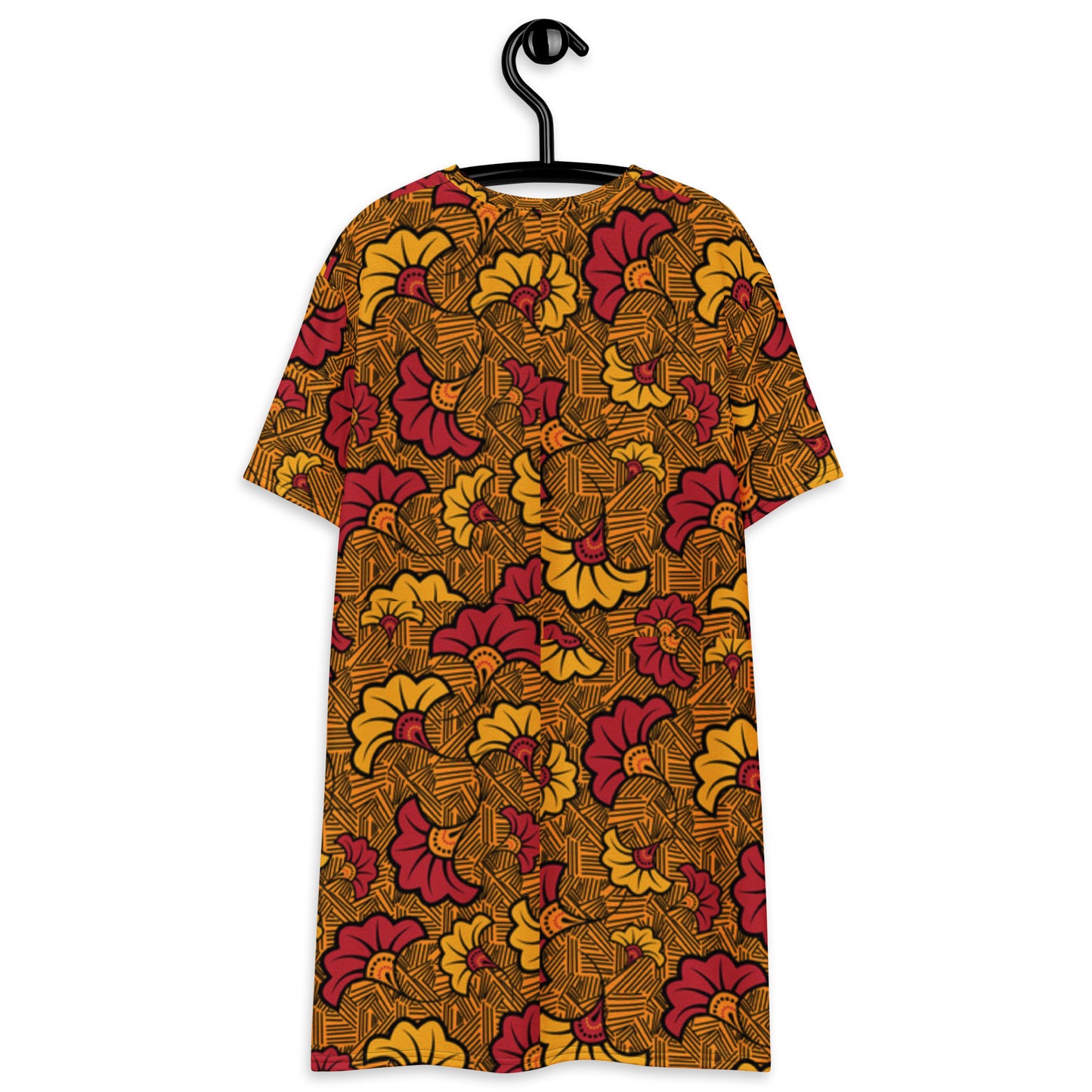 Ankara T-shirt dress