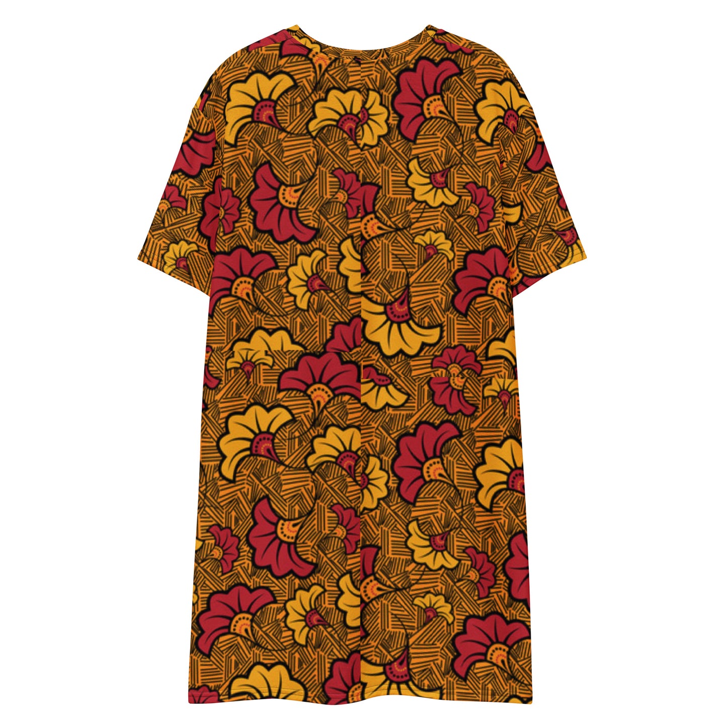 Ankara T-shirt dress