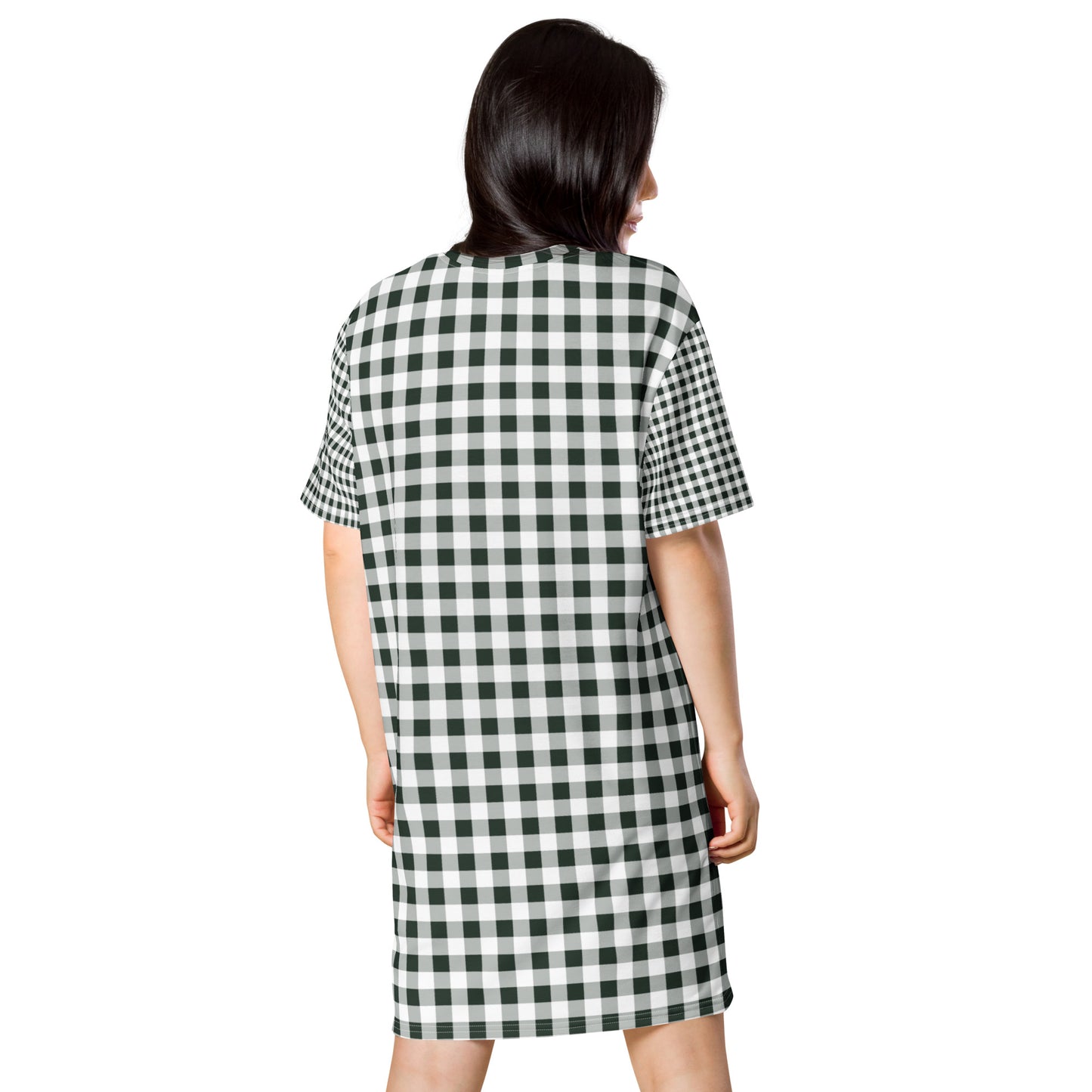 Gingham T-shirt Dress