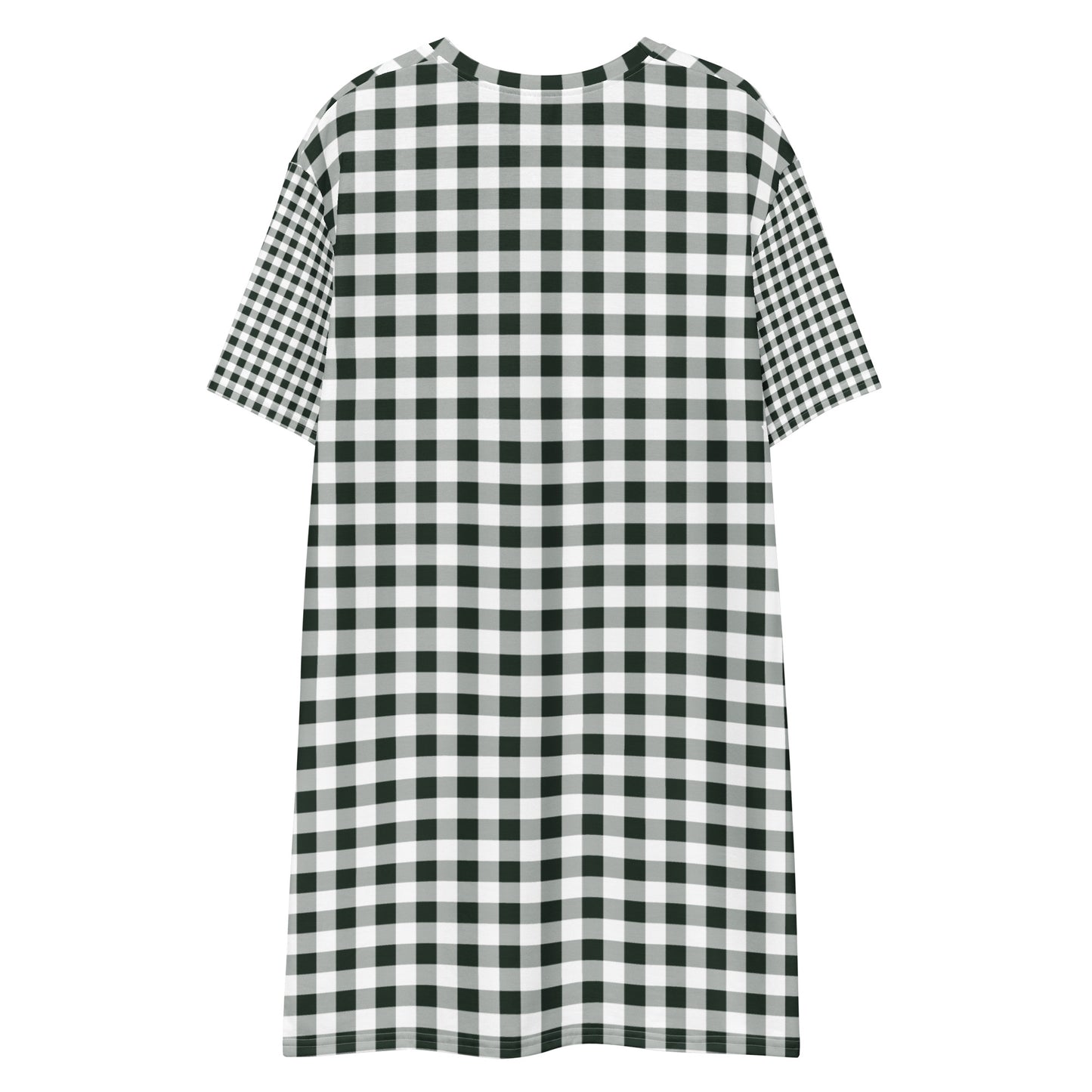 Gingham T-shirt Dress