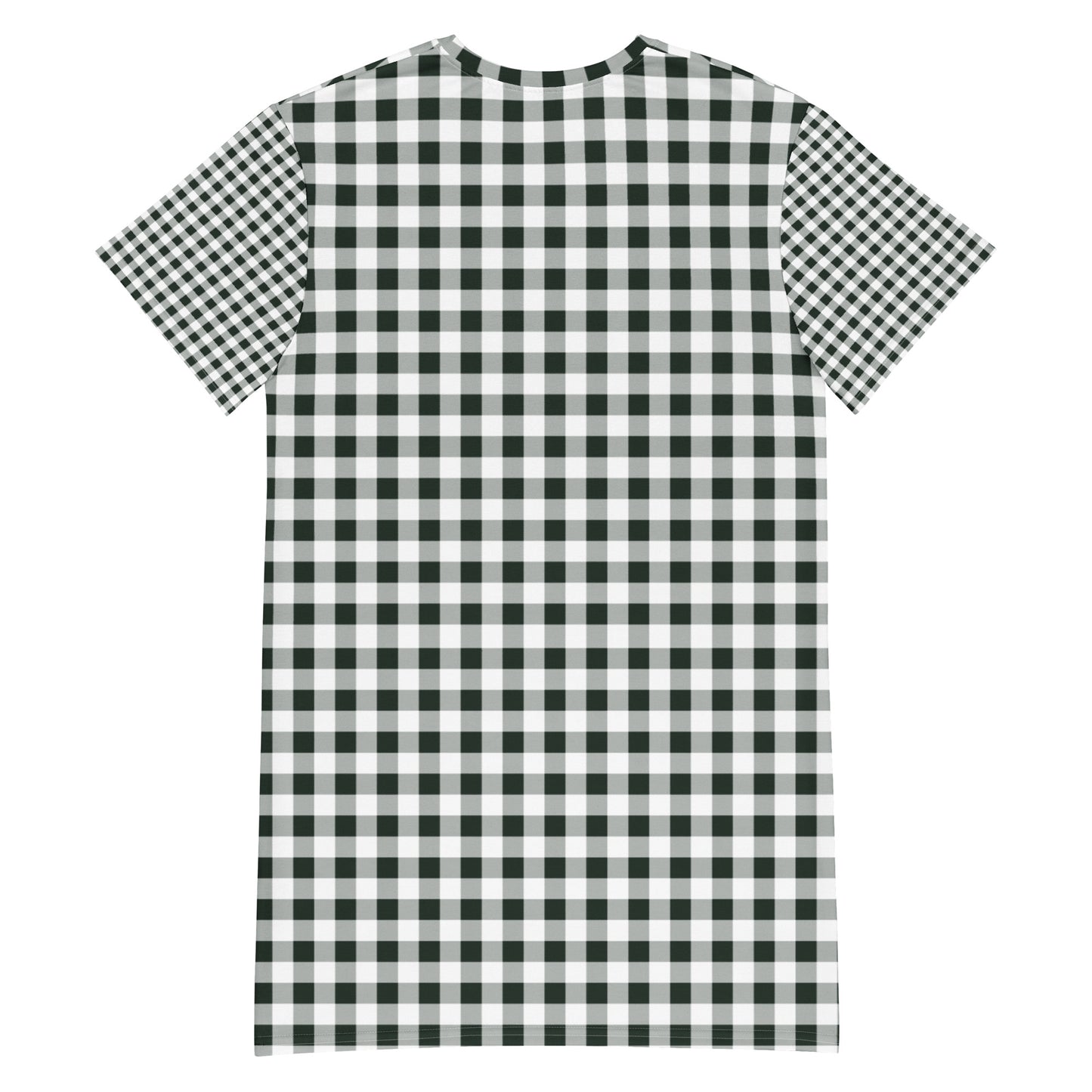 Gingham T-shirt Dress