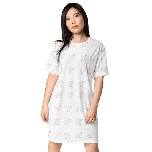 Sheep T-shirt dress