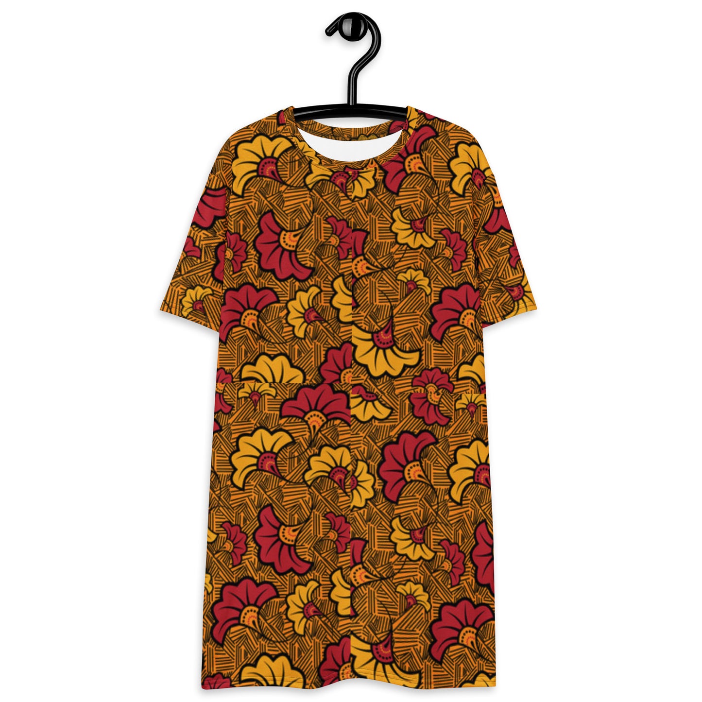 Ankara T-shirt dress