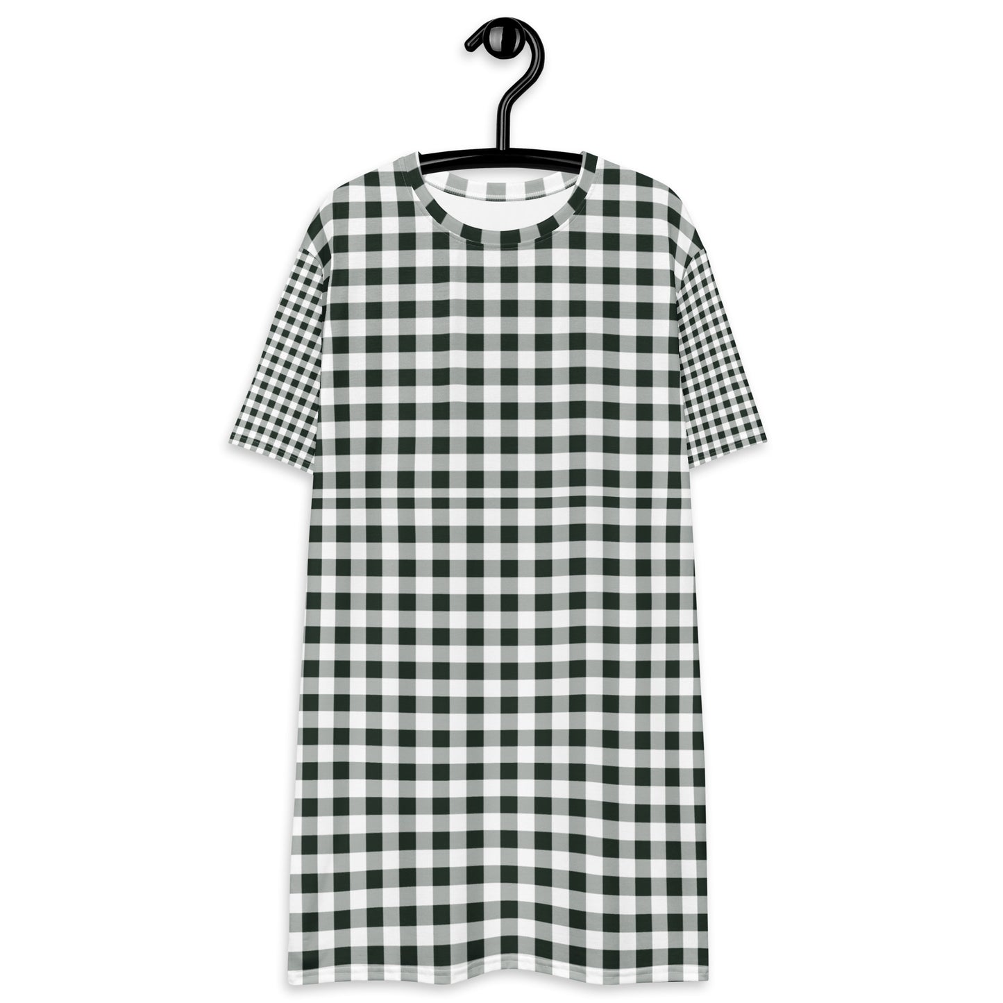 Gingham T-shirt Dress