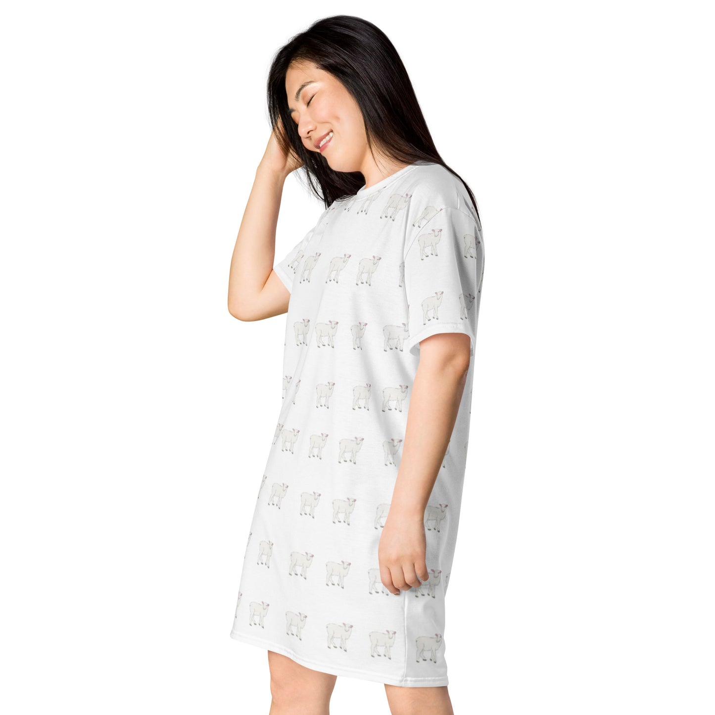 Sheep T-shirt dress