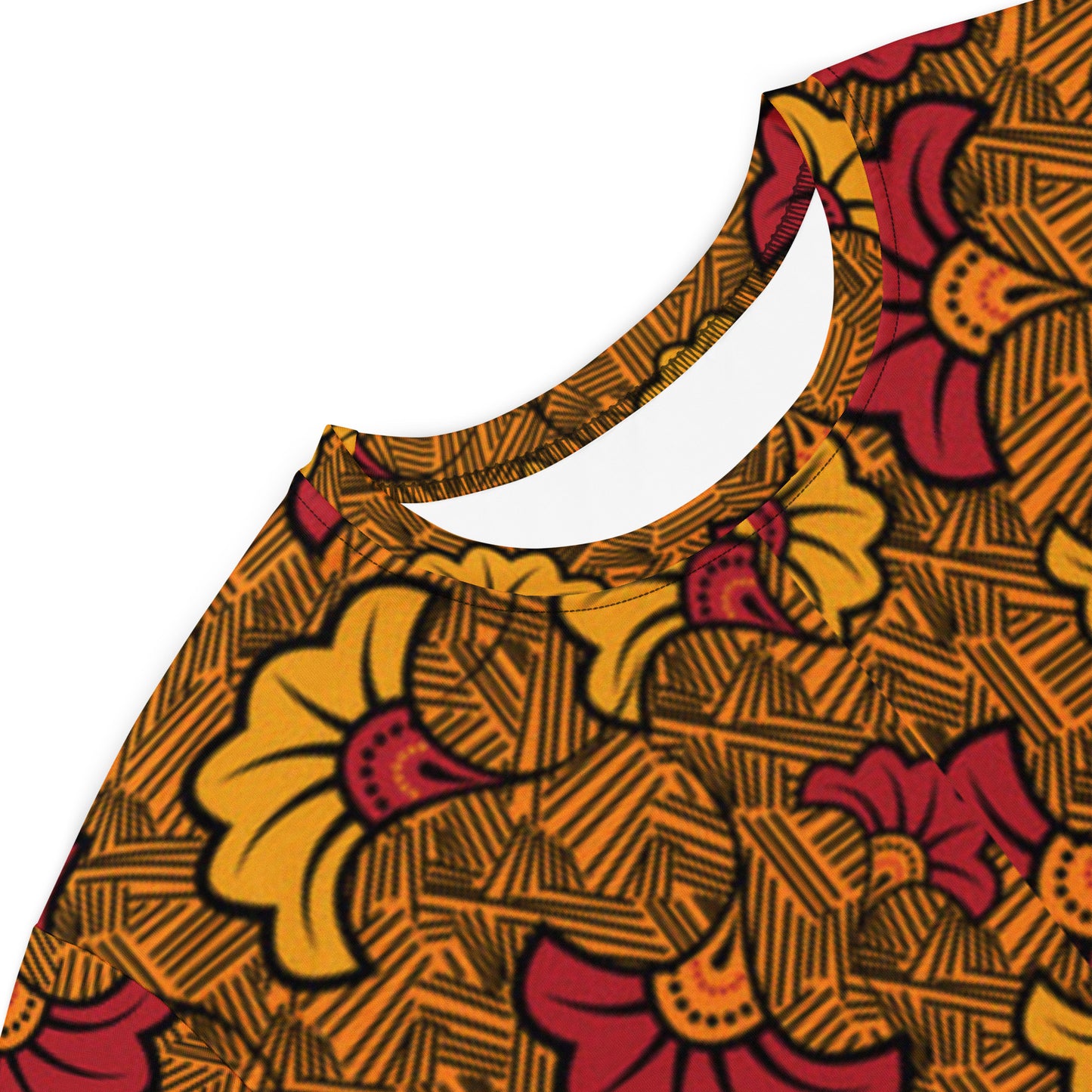 Ankara T-shirt dress