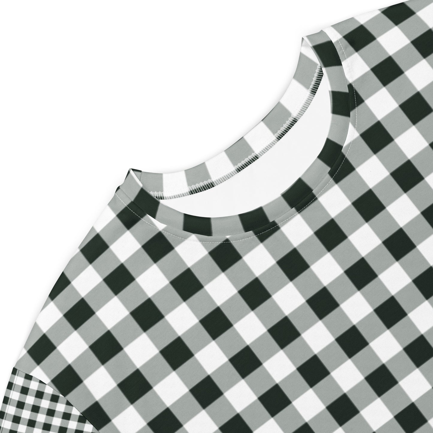 Gingham T-shirt Dress