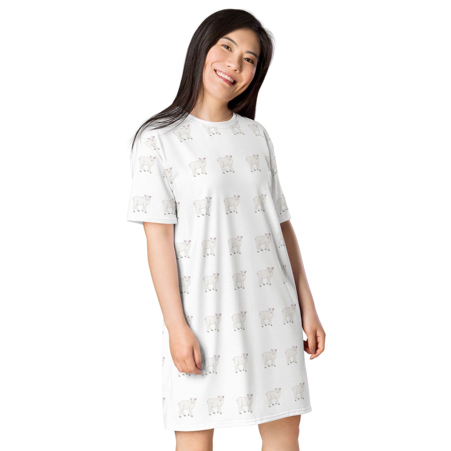 Sheep T-shirt dress