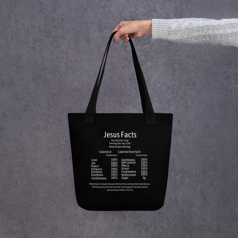 Jesus Facts Tote bag