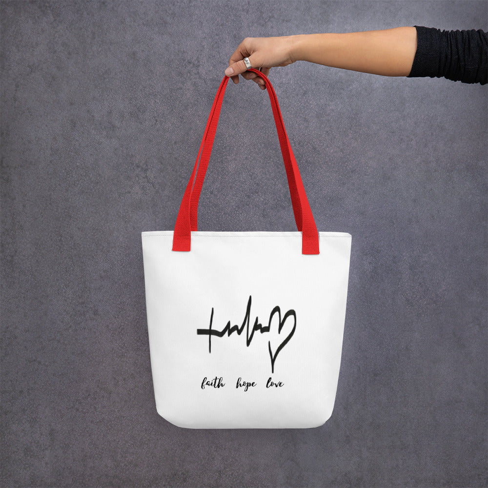 Faith Hope Love Tote bag