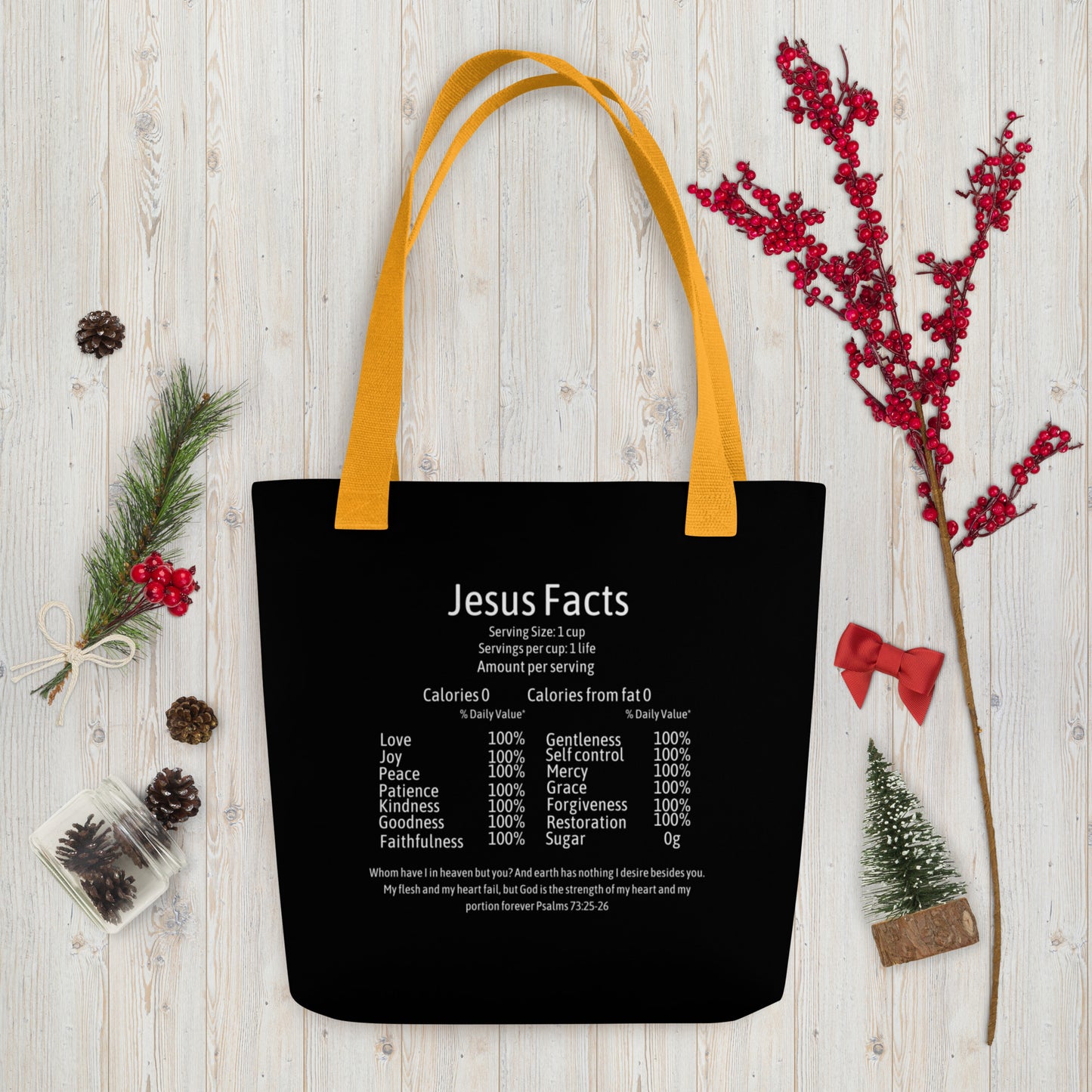 Jesus Facts Tote bag