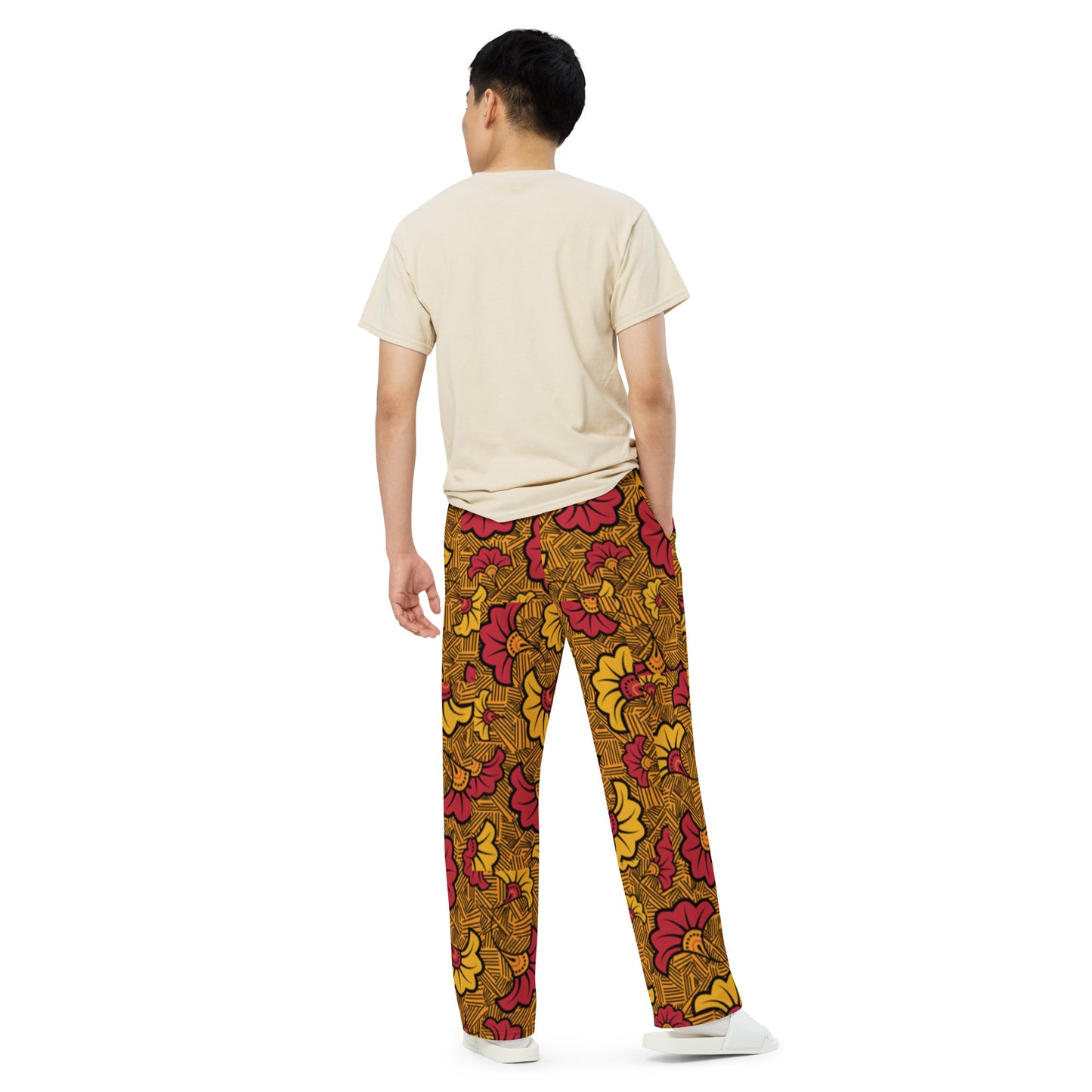 Ankara Unisex Wide-Leg Pants